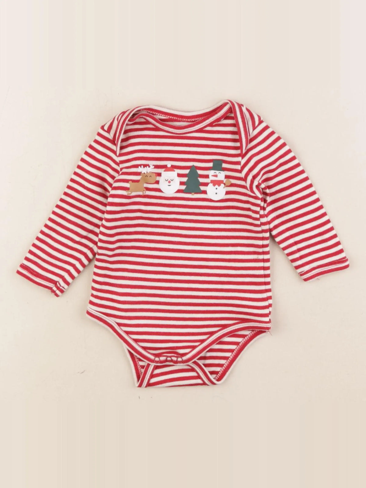 Vertbaudet - body rouge - 6 mois
