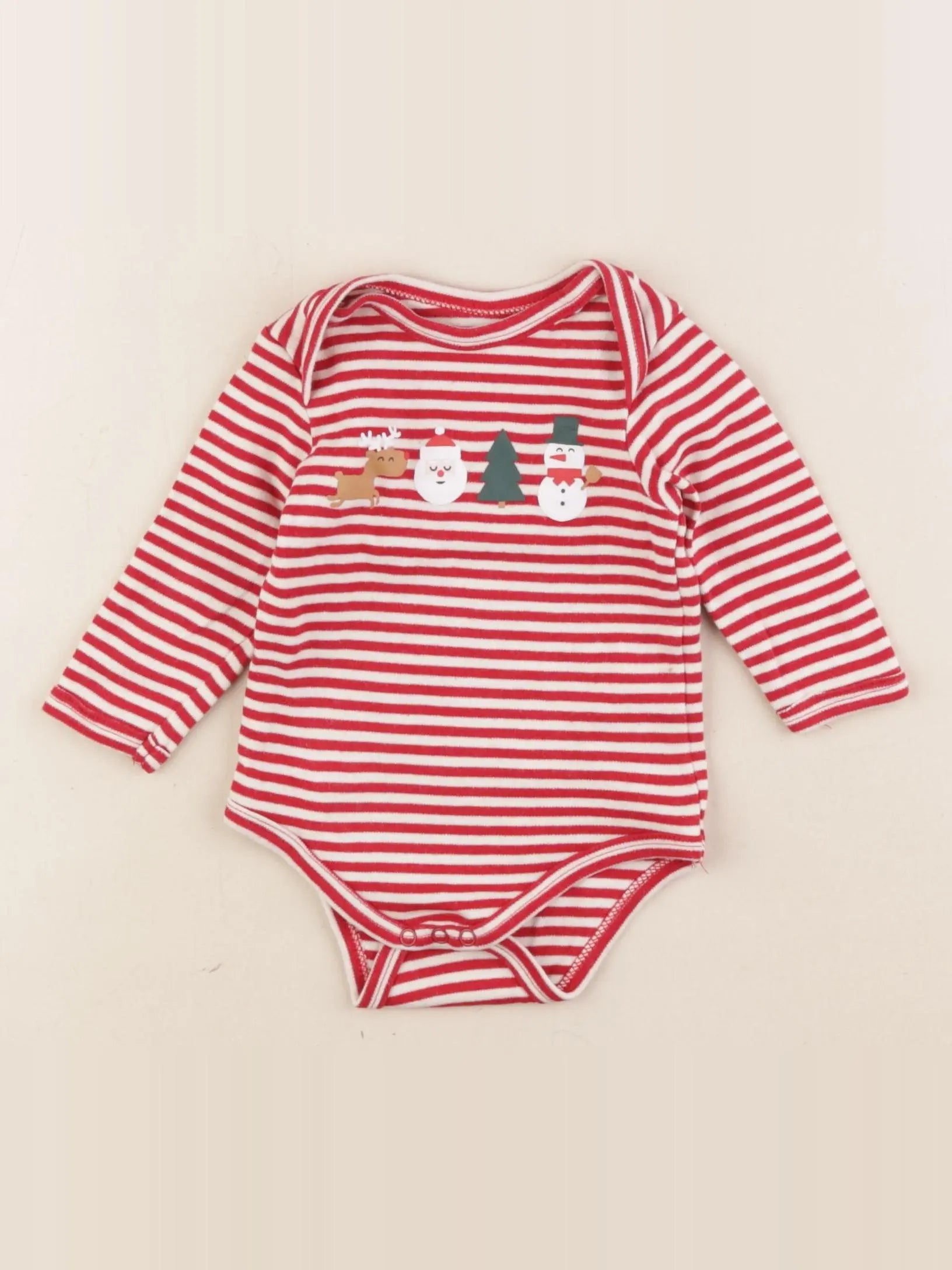 Vertbaudet - body rouge - 6 mois
