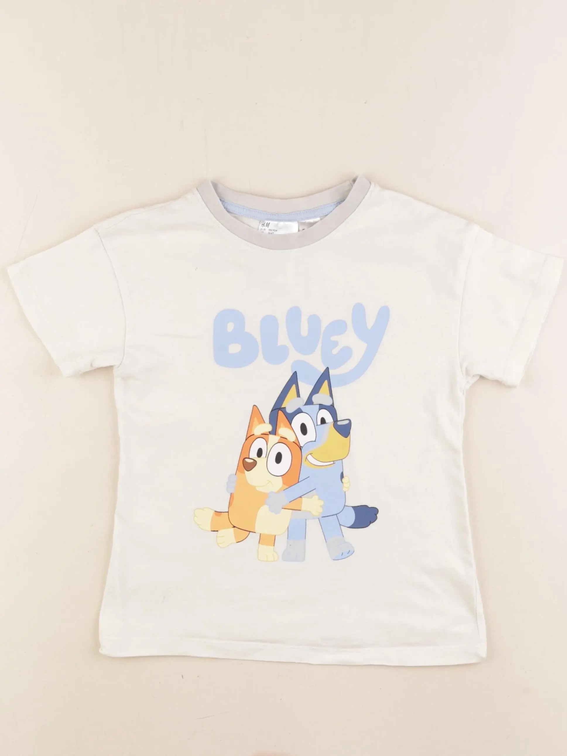 H&M - tee-shirt beige - 2/4 ans