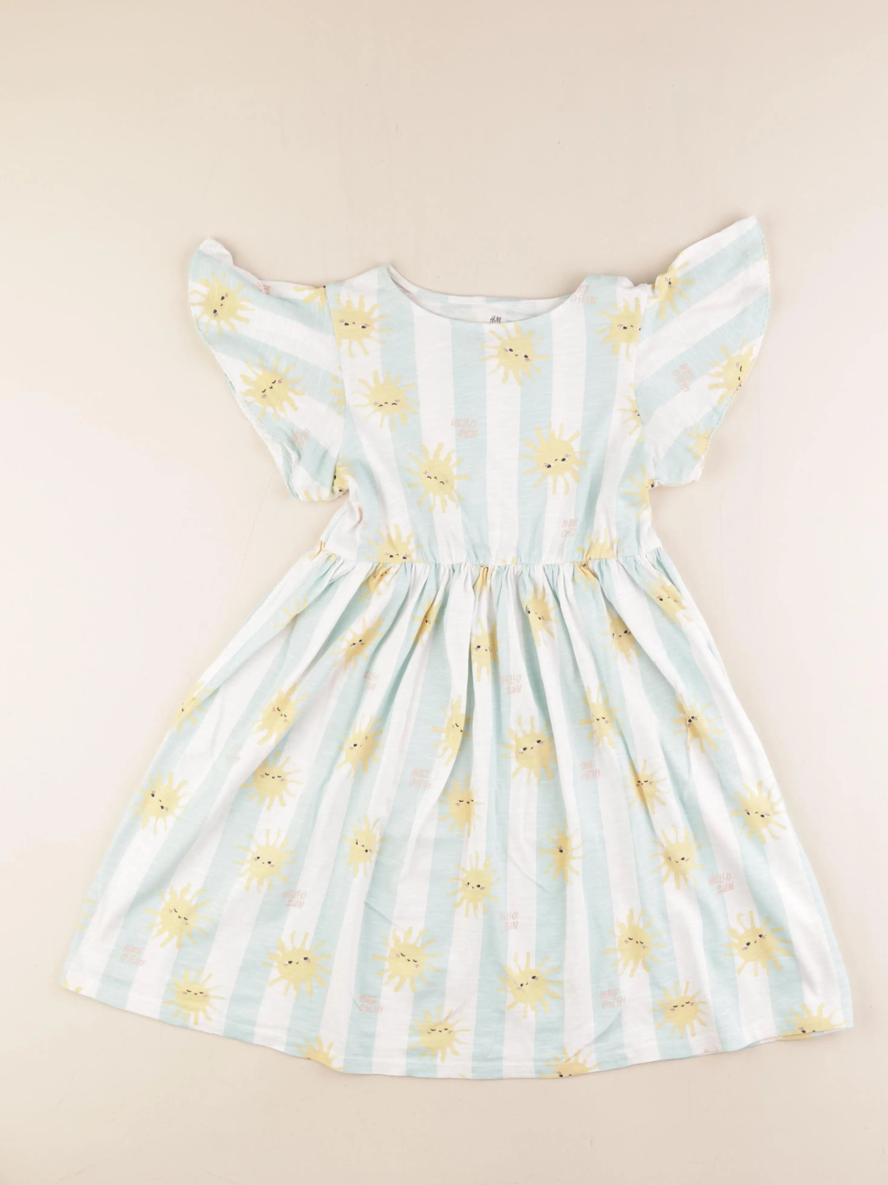 H&M - robe multicolore - 6/8 ans
