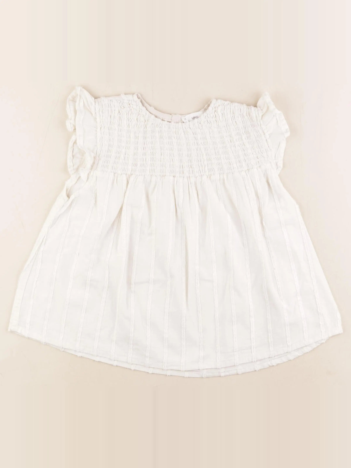 Mango - blouse blanc - 8 ans