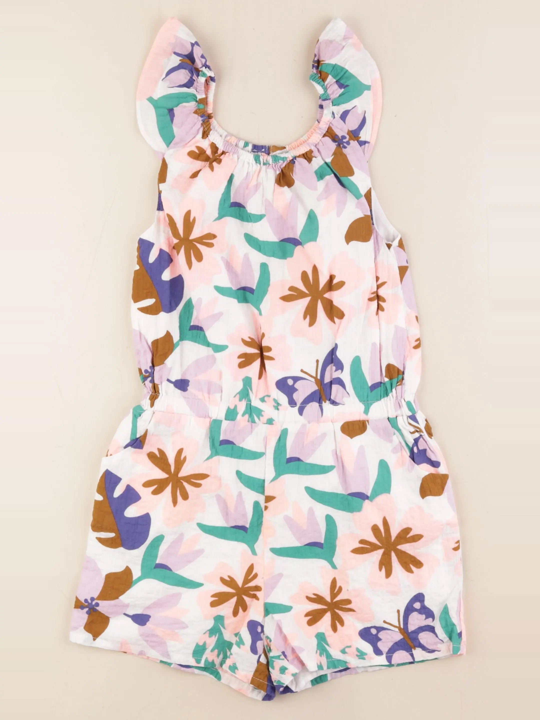 Okaidi - combinaison multicolore - 8 ans