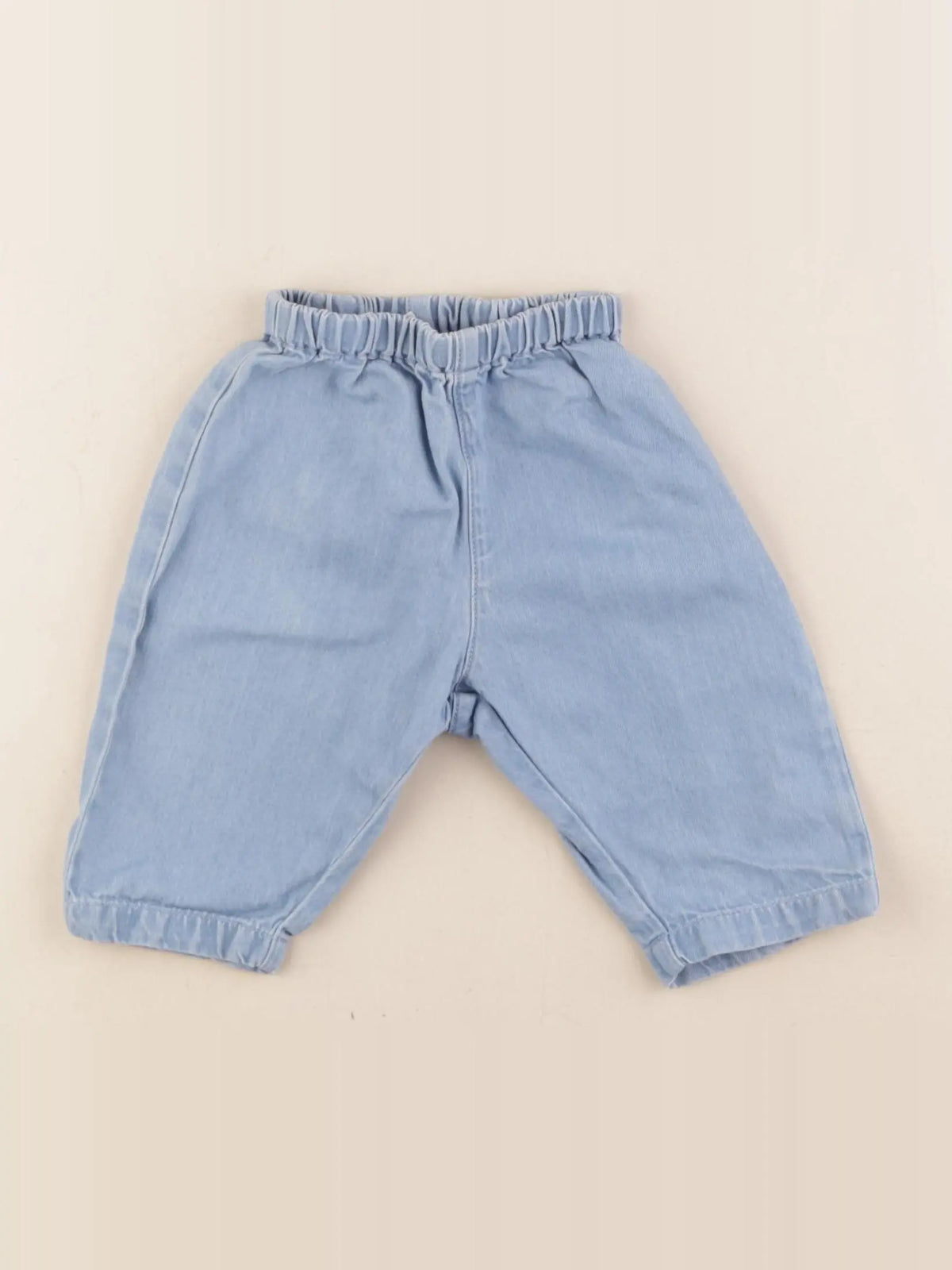 Petit Bateau - pantalon bleu - 6 mois