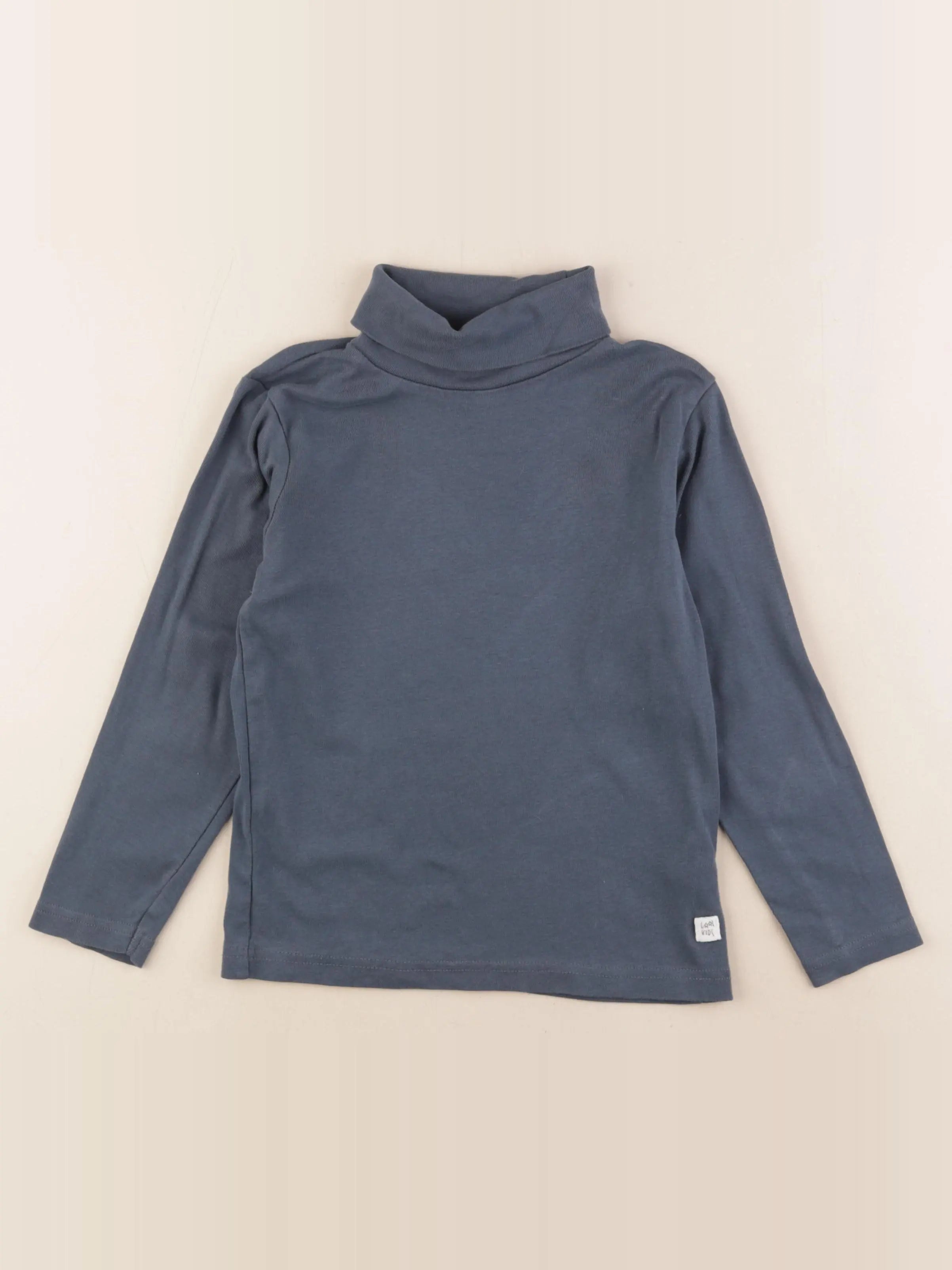 Vertbaudet - sous-pull bleu - 8 ans