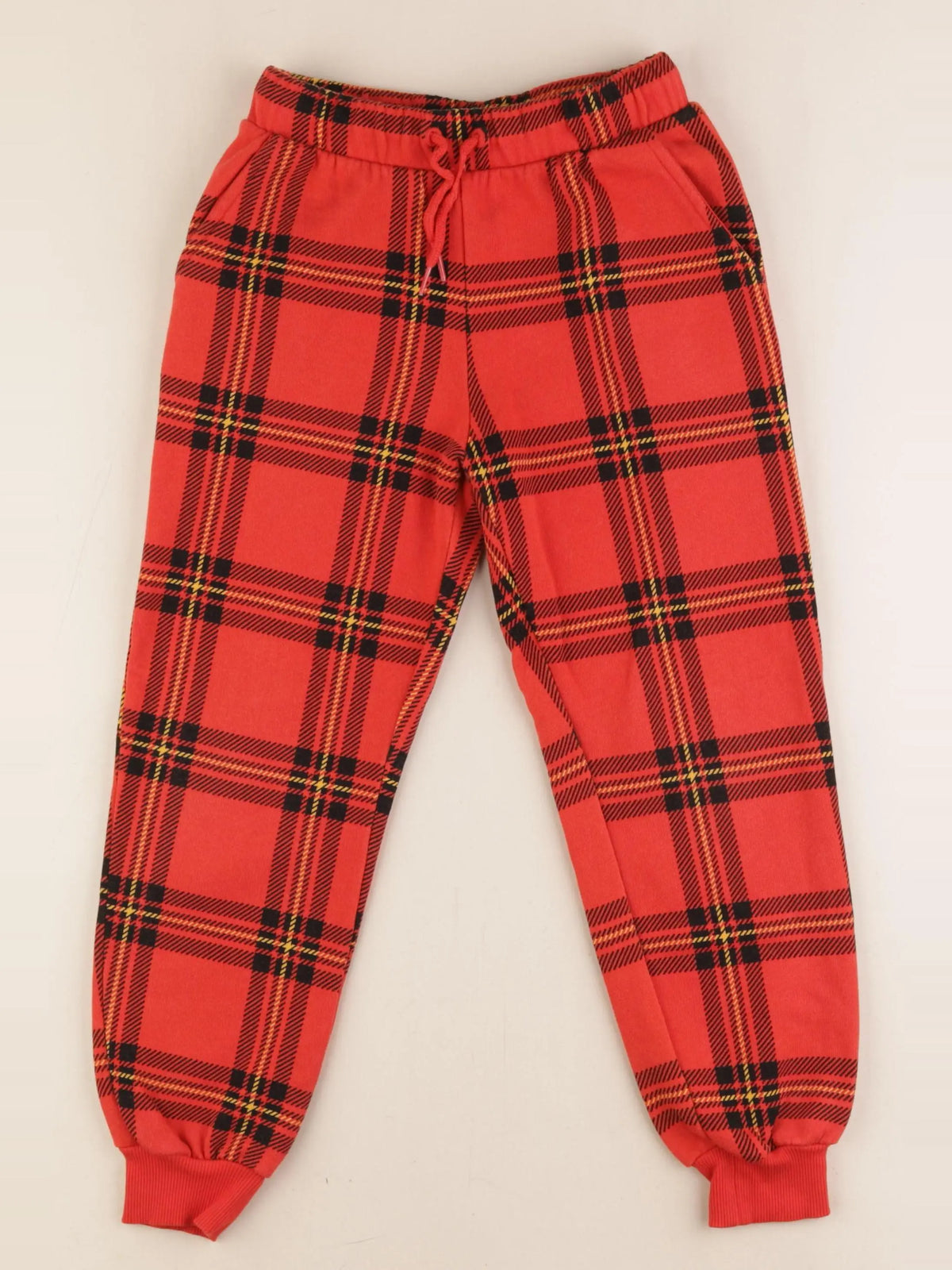Mini Rodini - jogging doublé rouge - 5/7 ans