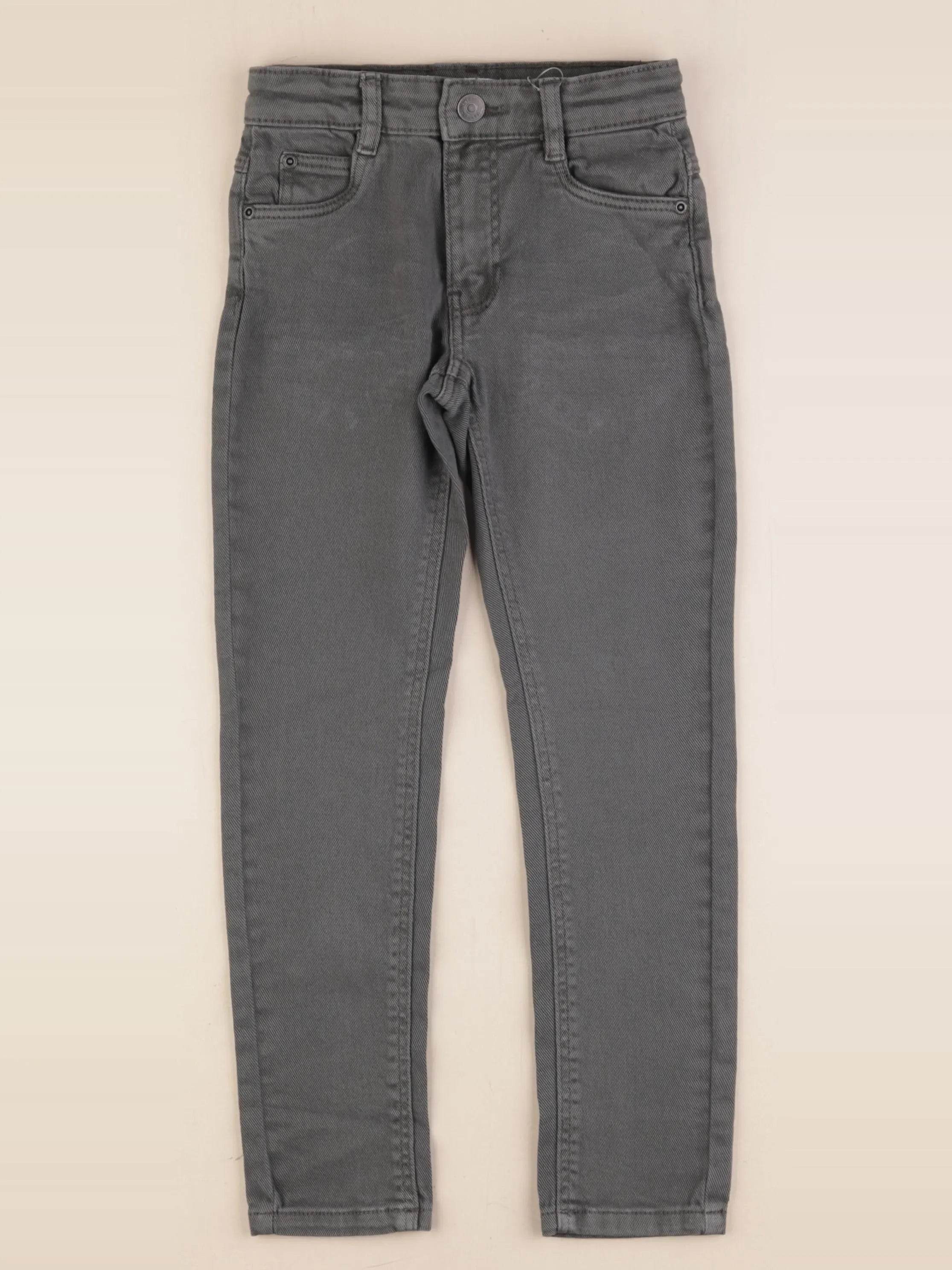 Vertbaudet - jean gris - 7 ans