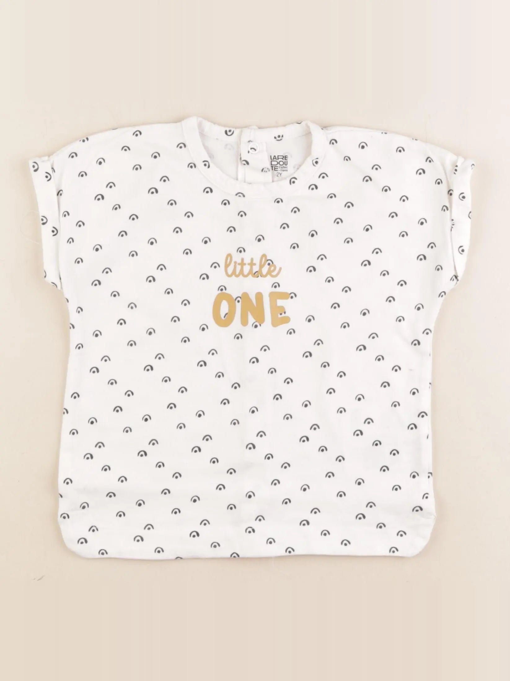 La Redoute - tee-shirt blanc - 2 ans