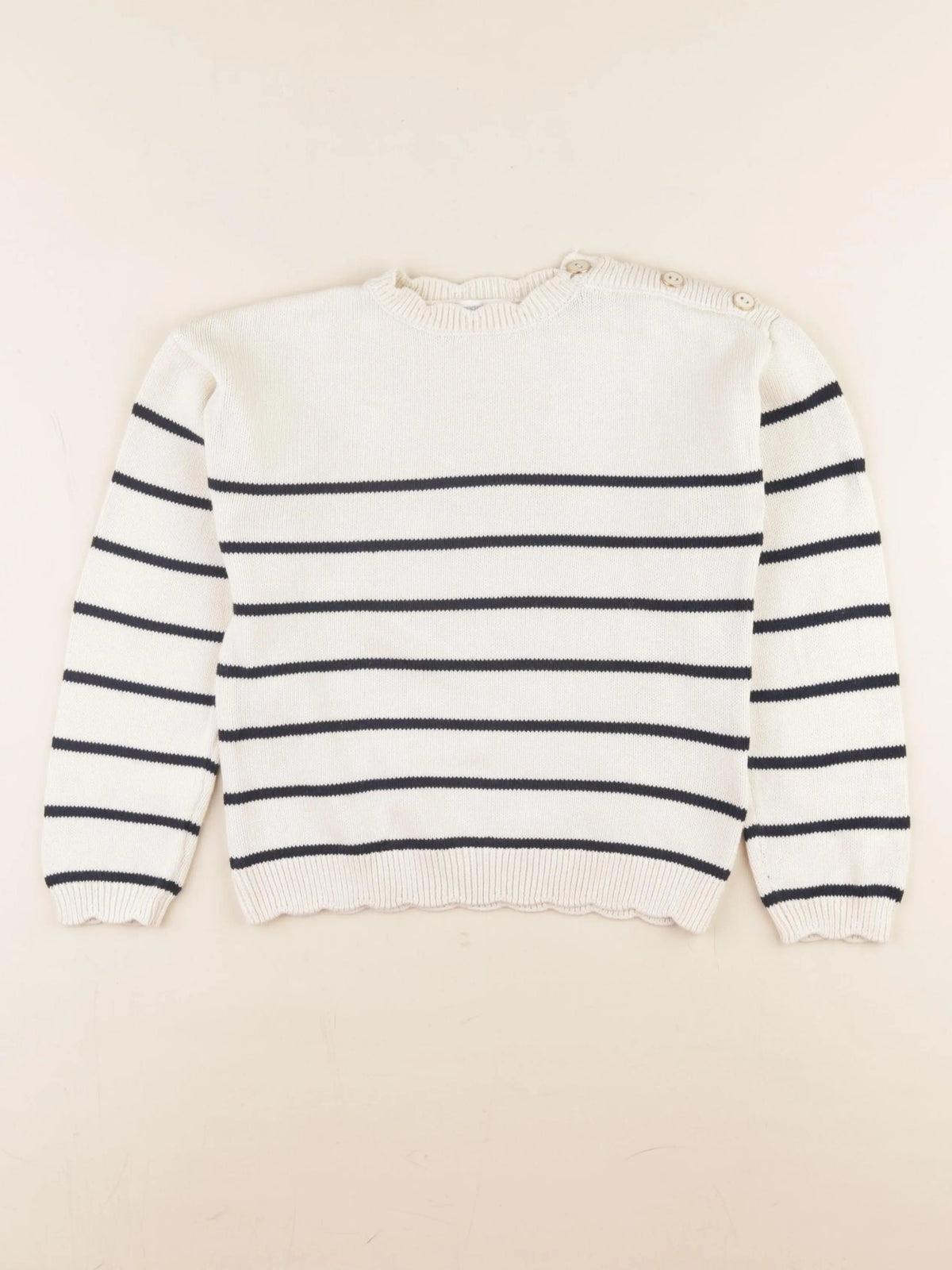 Vertbaudet - pull bleu - 8 ans