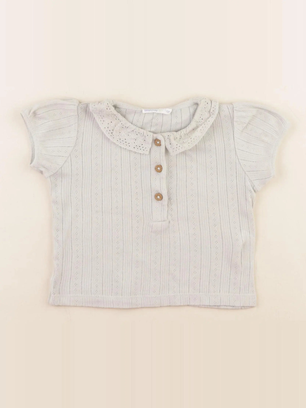 Boutchou - tee-shirt gris - 12 mois