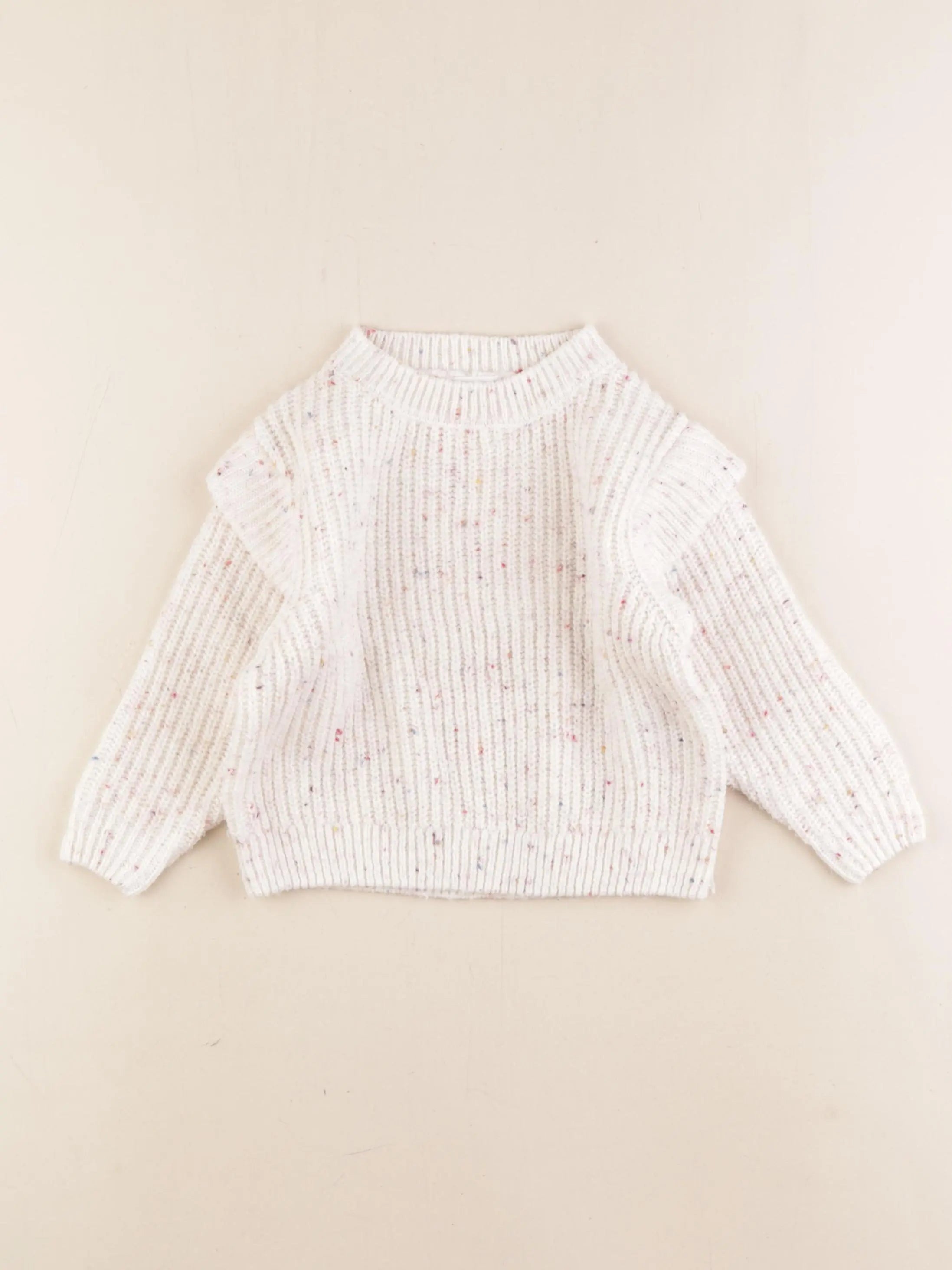 Vertbaudet - pull beige - 2 ans