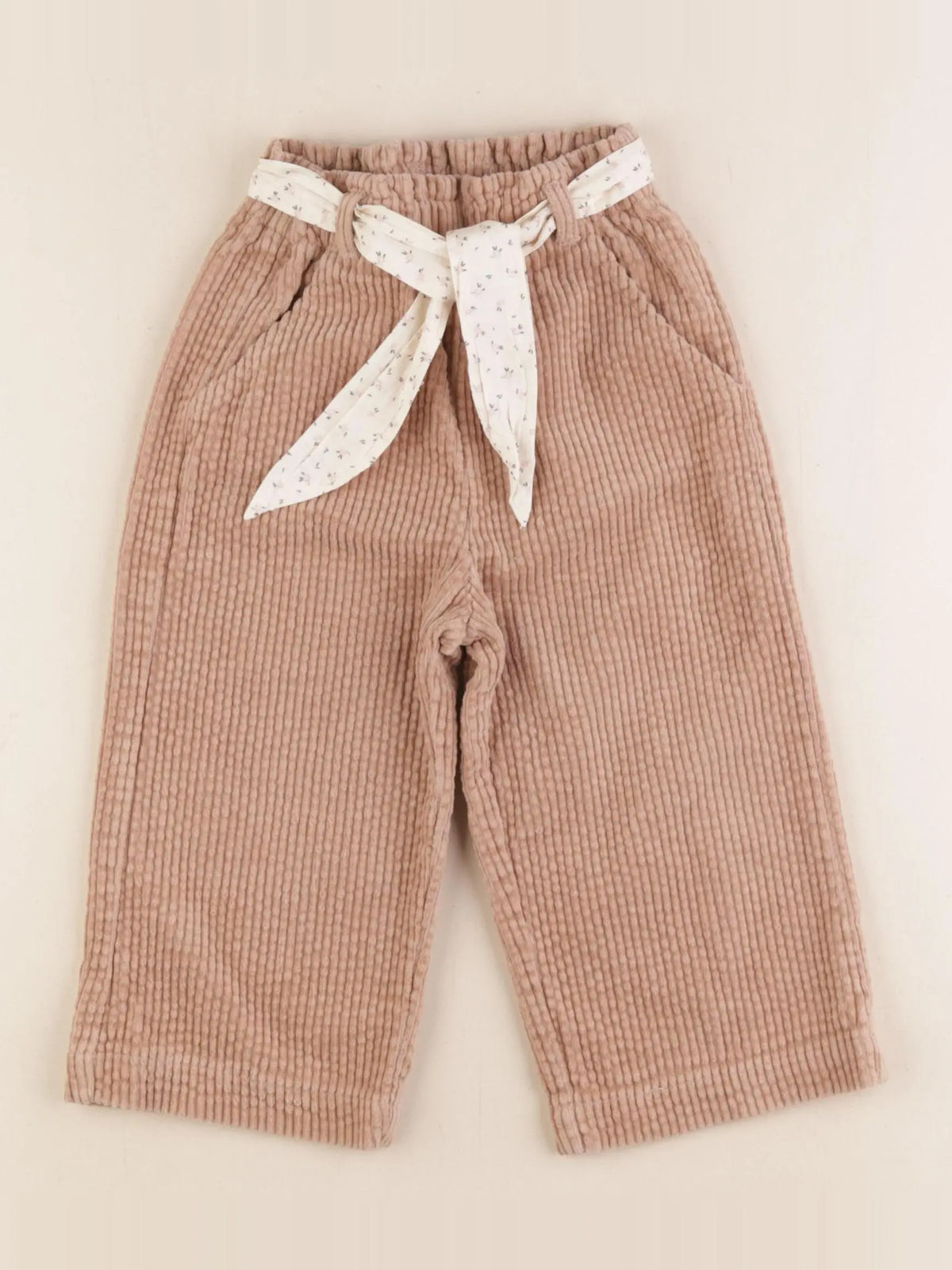 Vertbaudet - pantalon marron - 2 ans