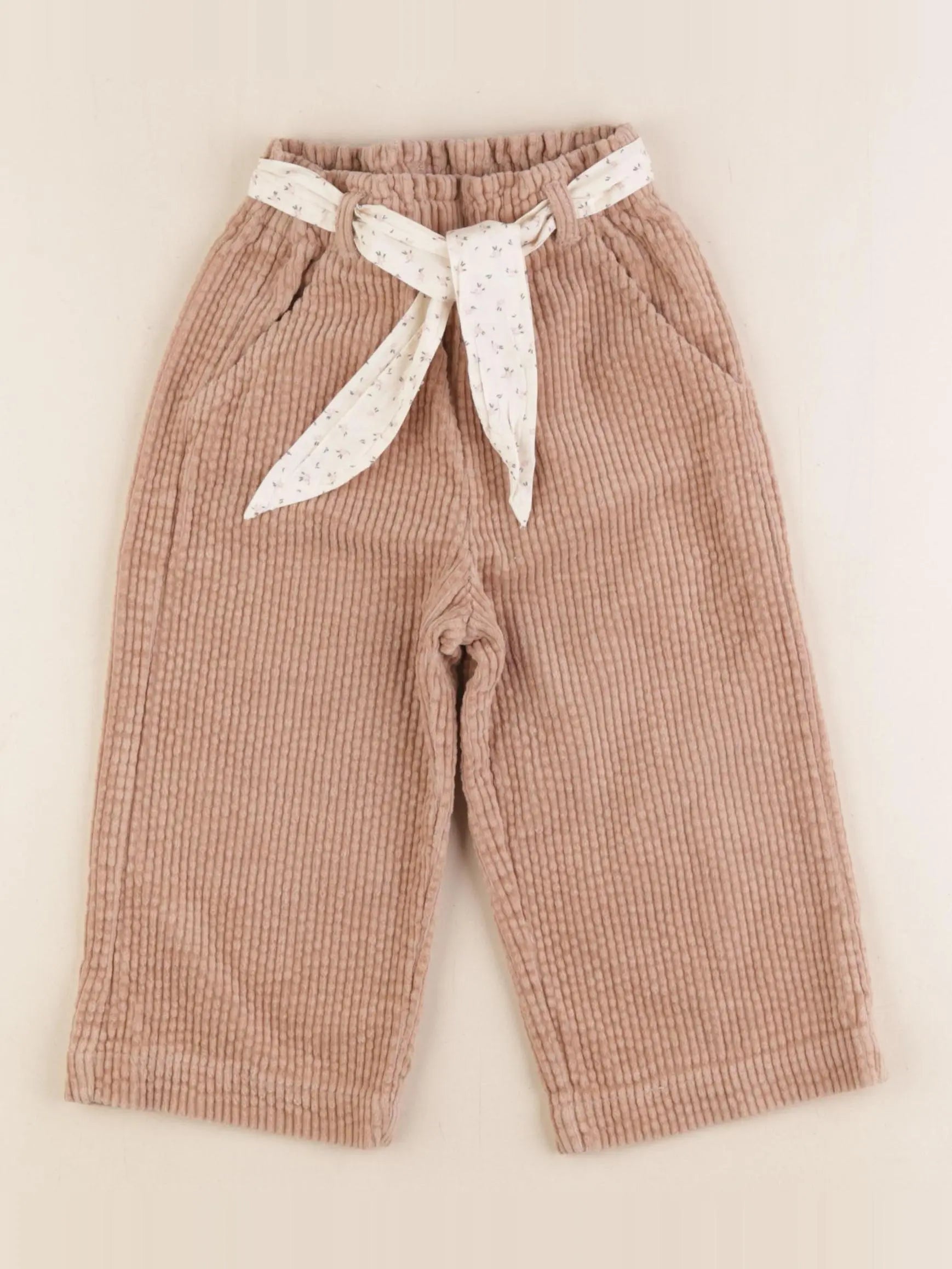 Vertbaudet - pantalon marron - 2 ans