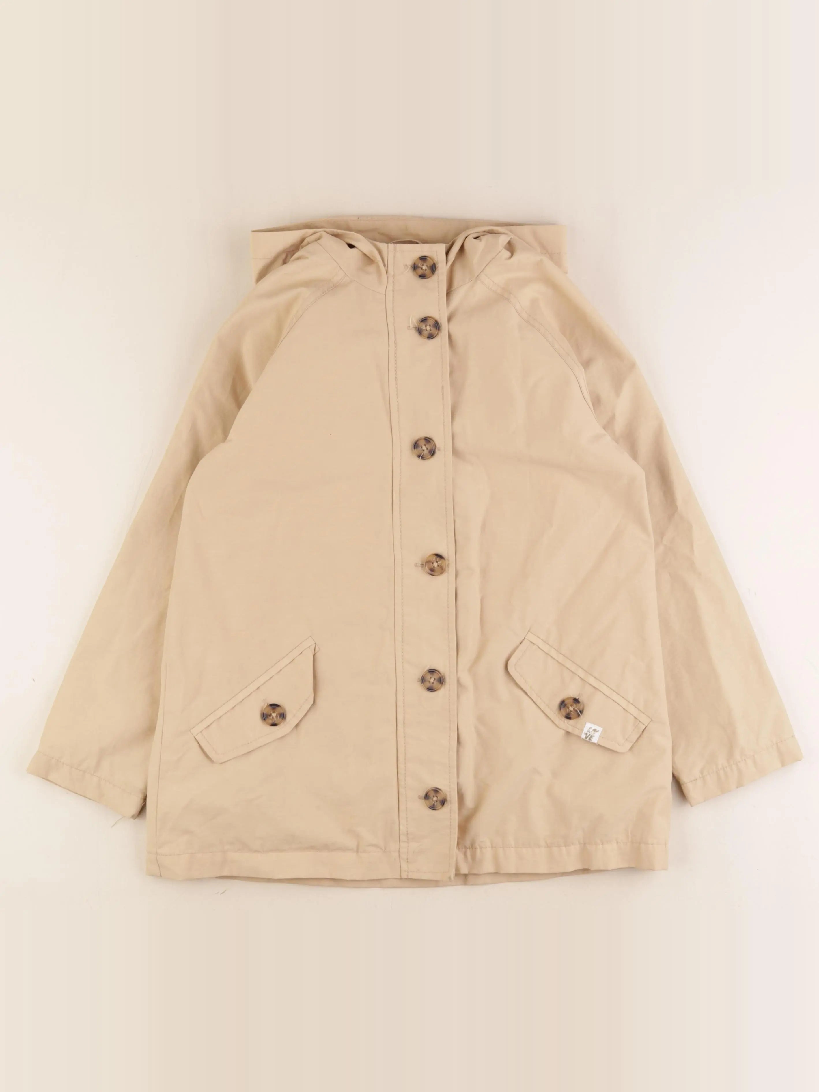Vertbaudet - imperméable beige - 9 ans