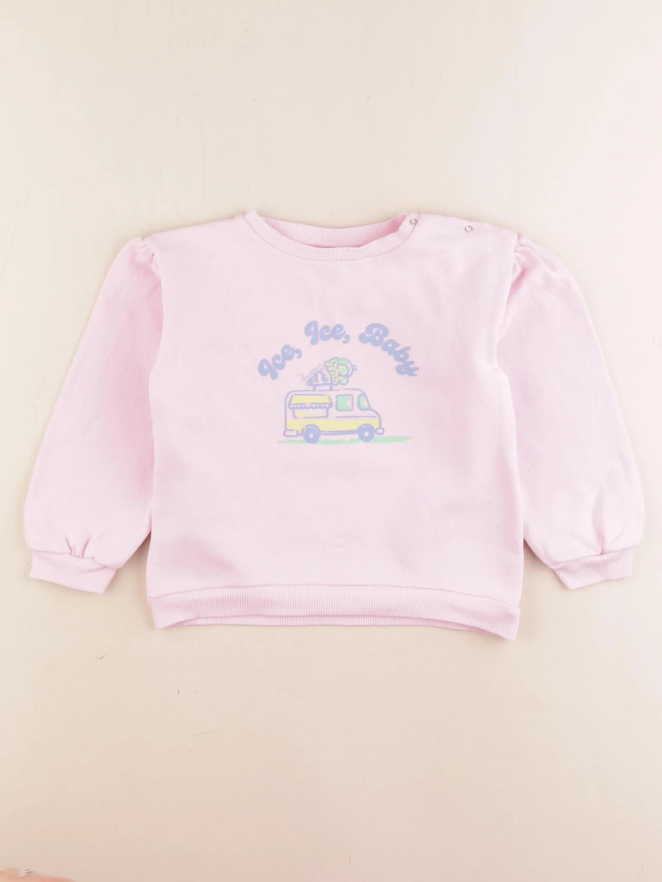 Bonton - sweat rose - 3 ans