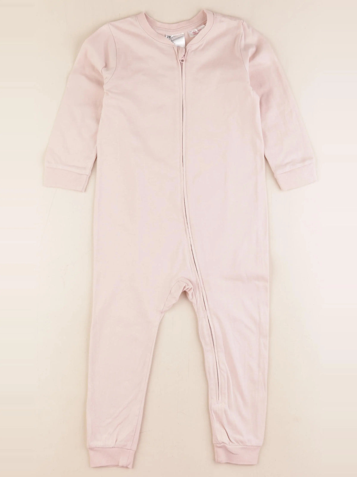 H&M - pyjama coton rose - 2/3 ans