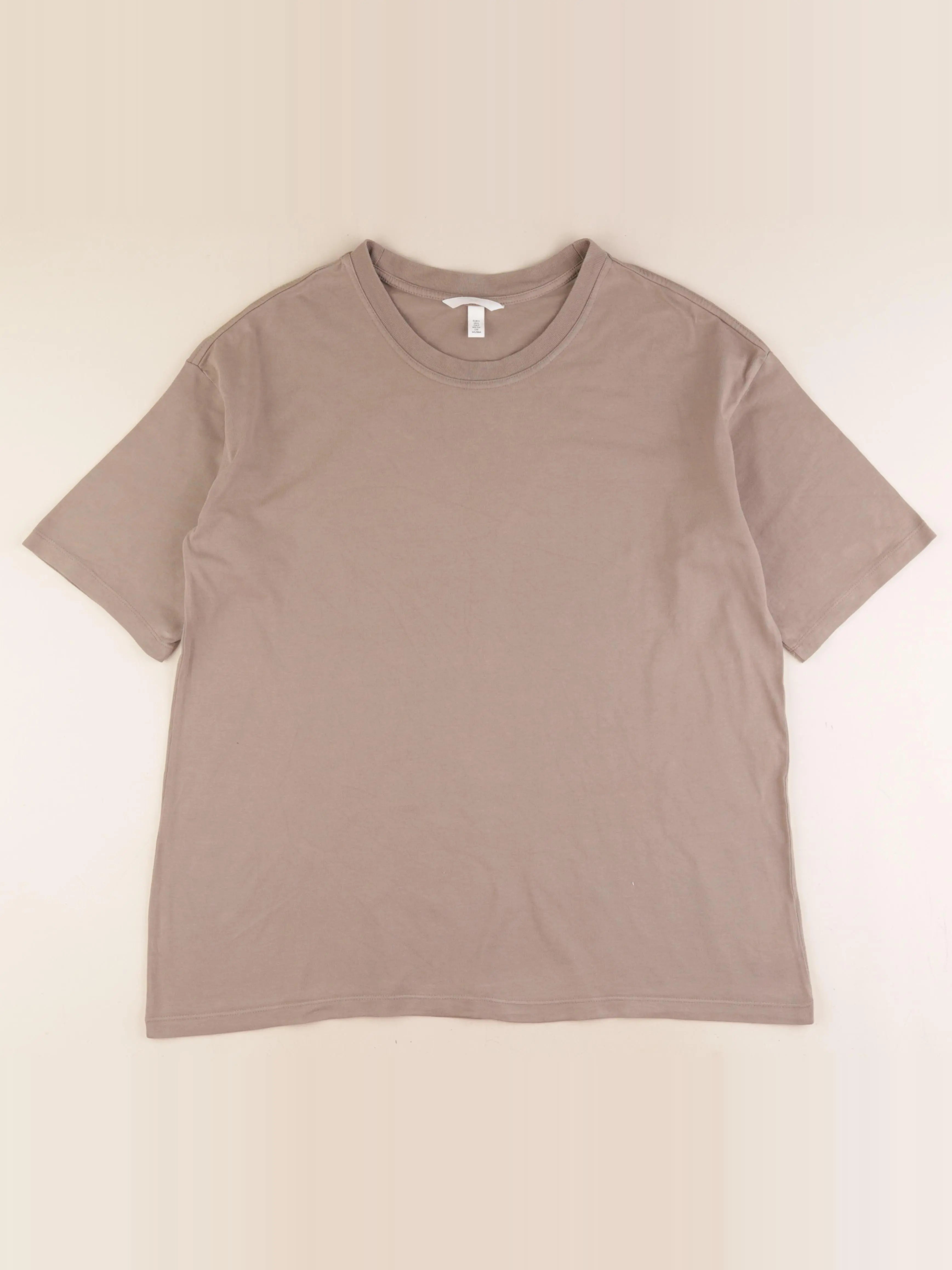 H&M - tee-shirt grossesse marron - s