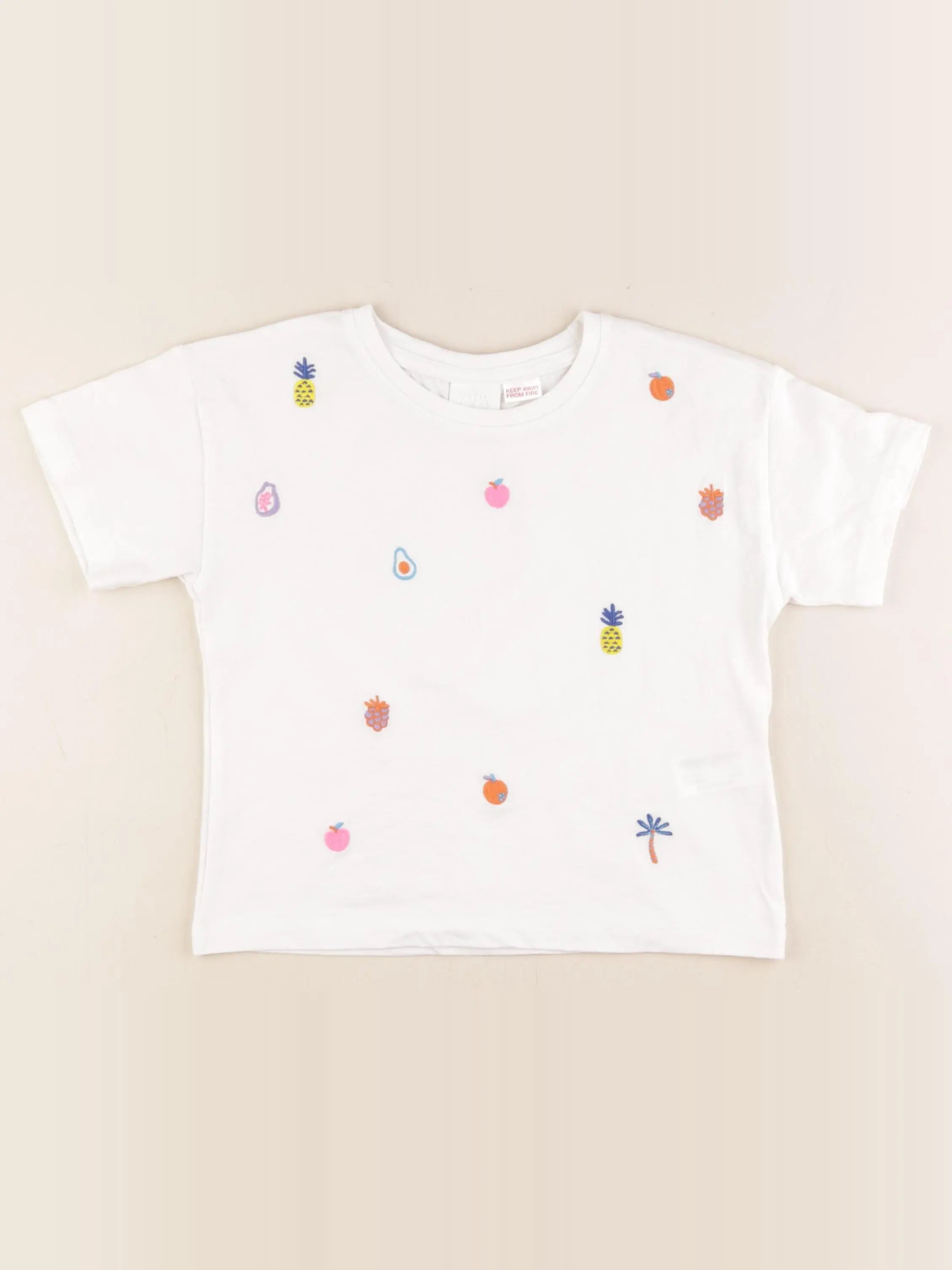 Zara - tee-shirt blanc - 4 ans