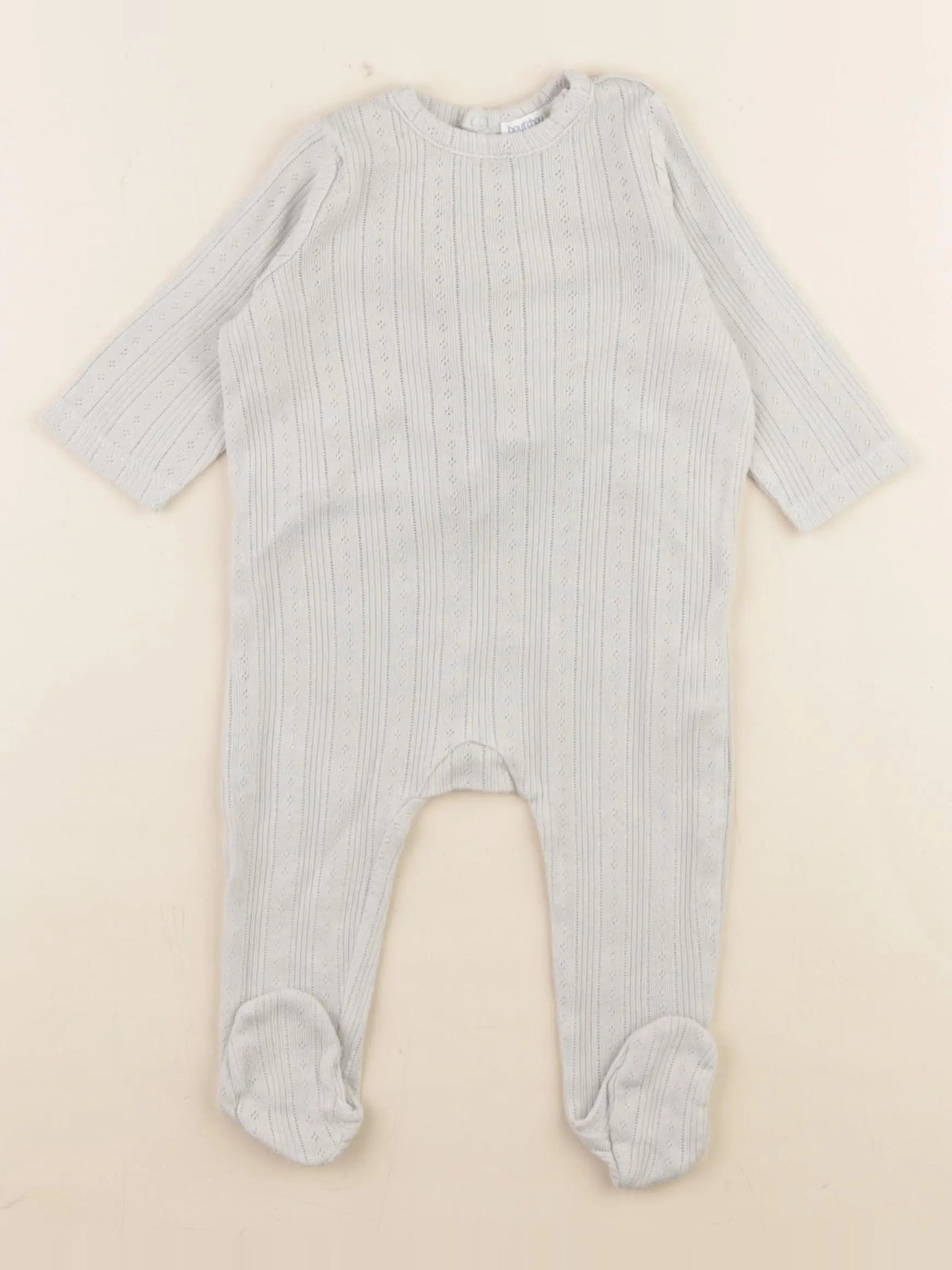 Boutchou - pyjama coton vert - 3 mois
