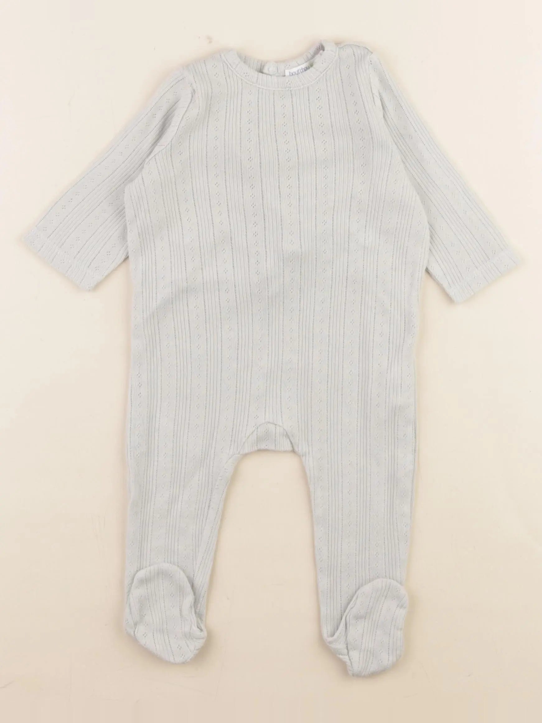 Boutchou - pyjama coton vert - 3 mois