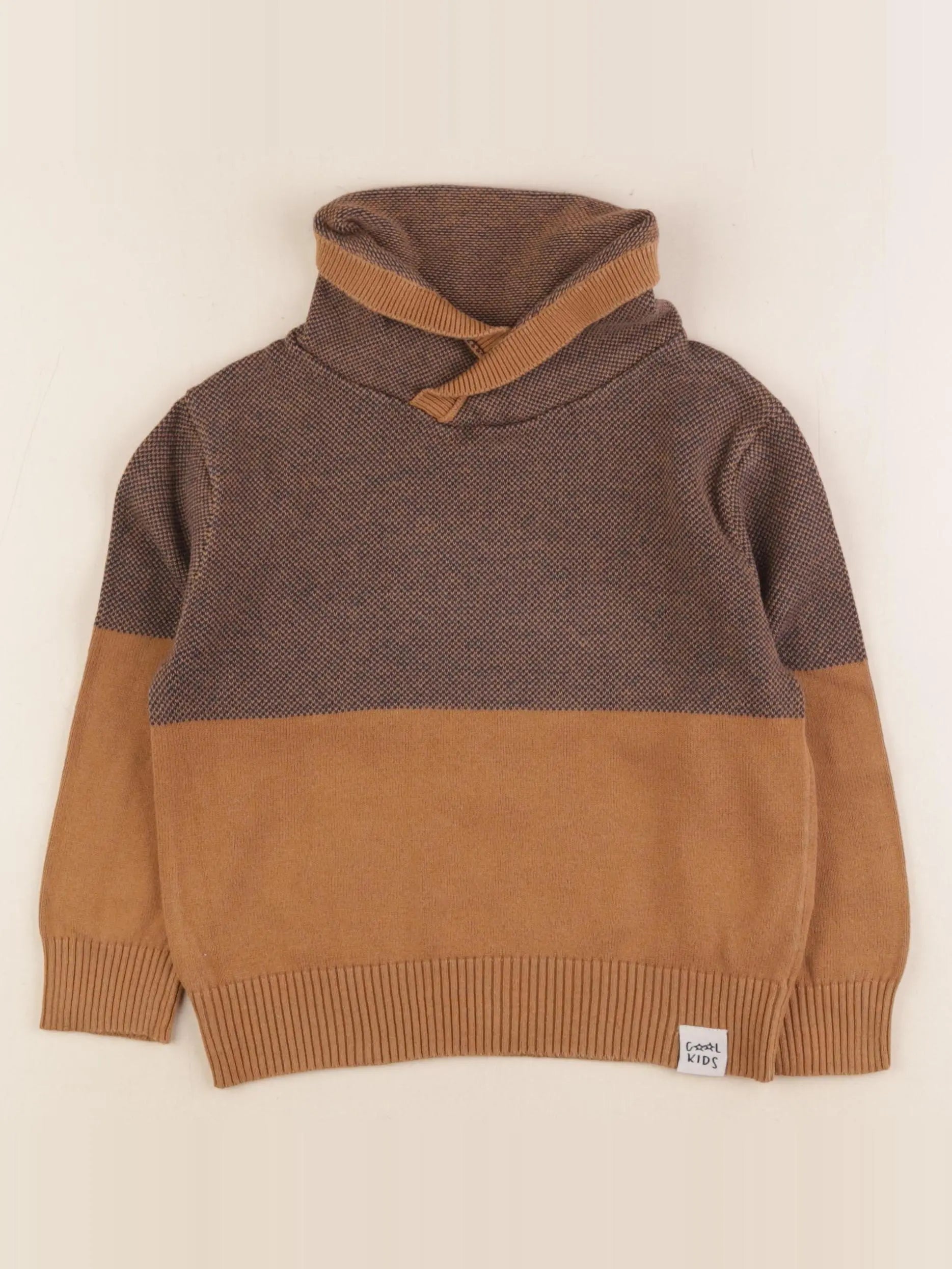 Vertbaudet - pull marron - 5 ans