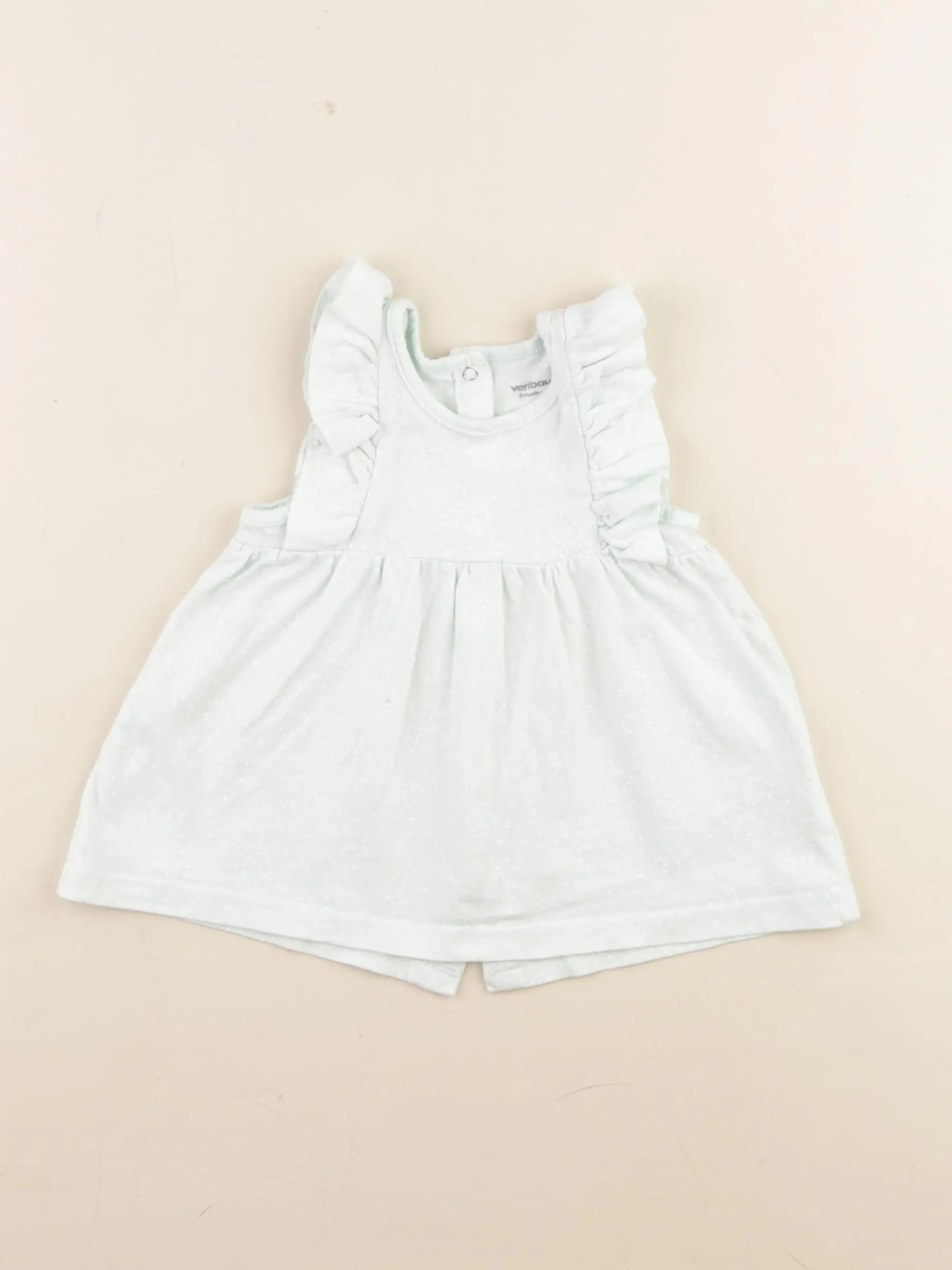 Vertbaudet - robe vert - 3 mois