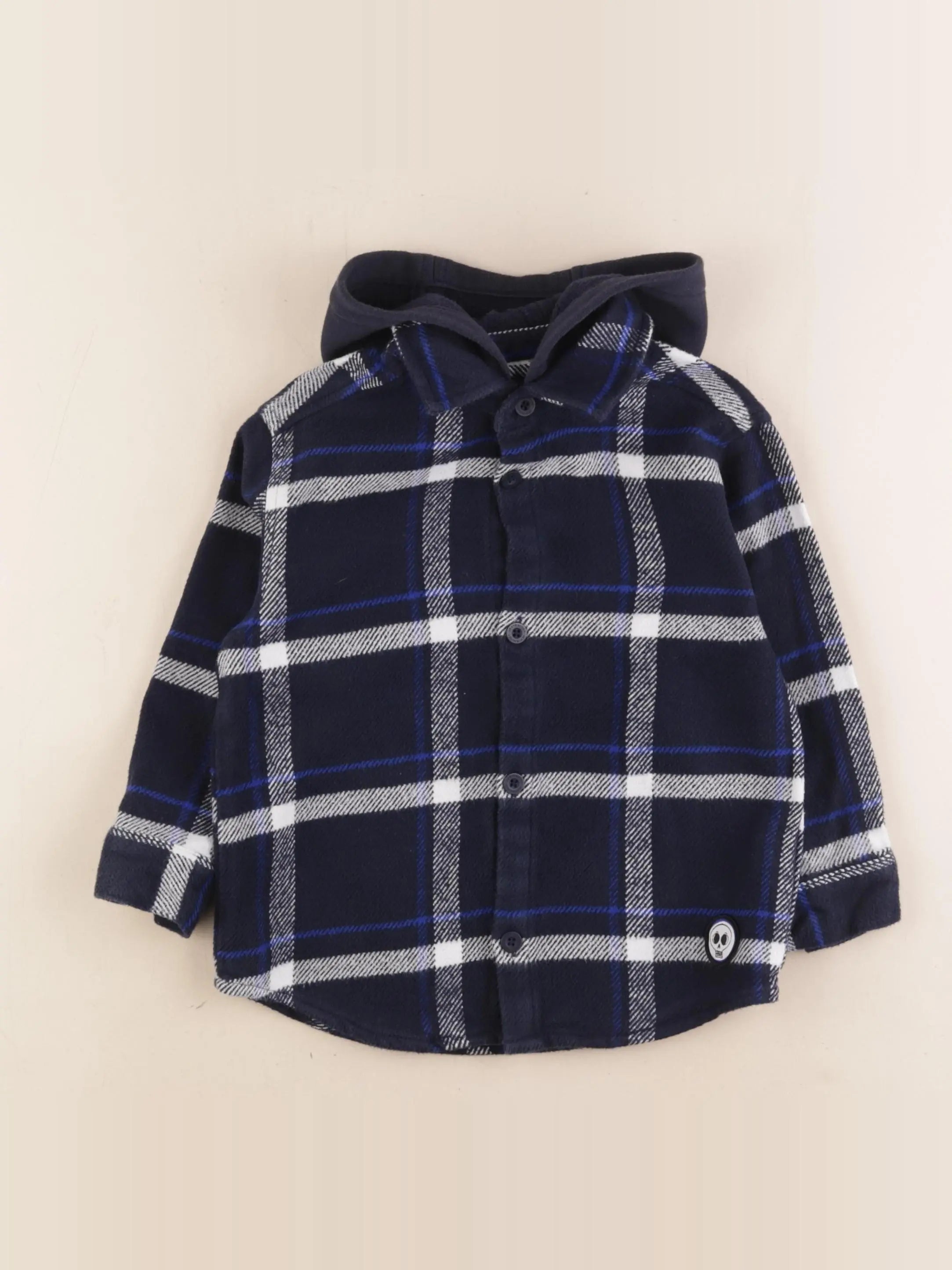 Vertbaudet - chemise bleu - 4 ans