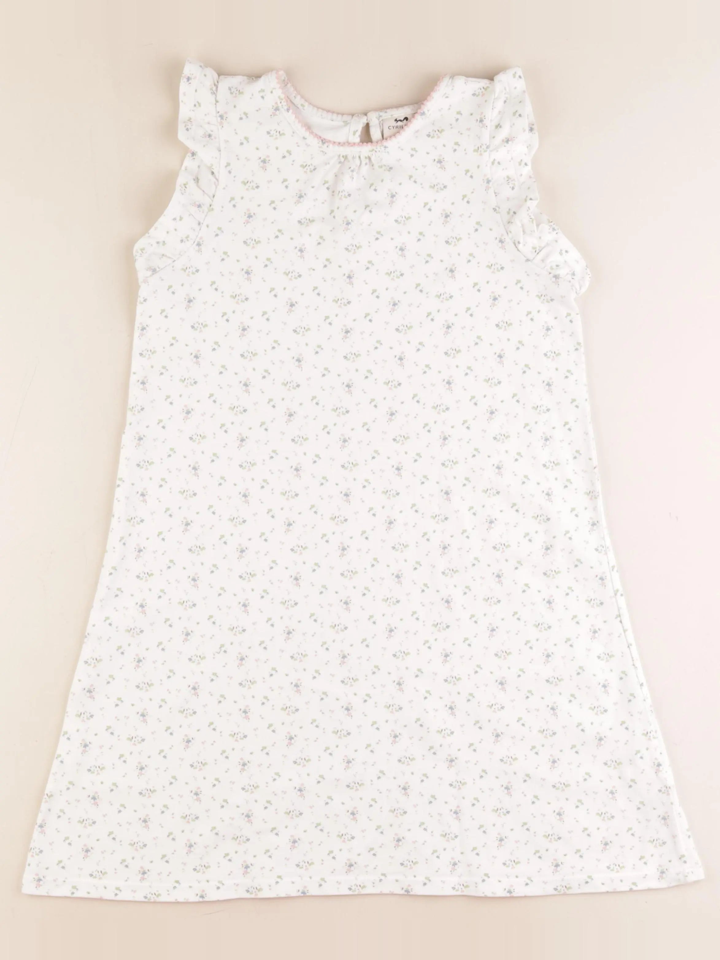 Cyrillus - chemise de nuit coton blanc - 10 ans