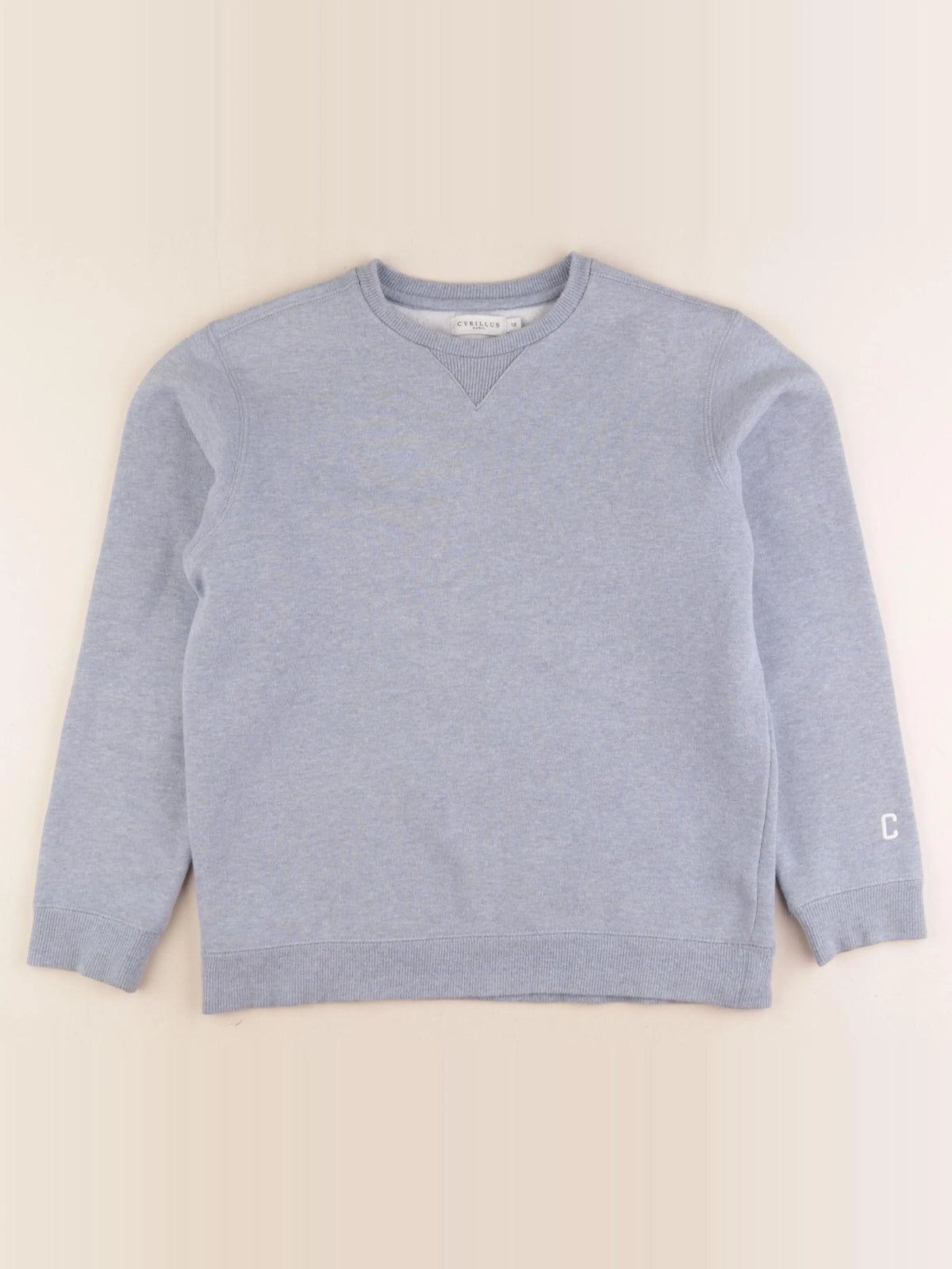 Cyrillus - sweat bleu - 12 ans