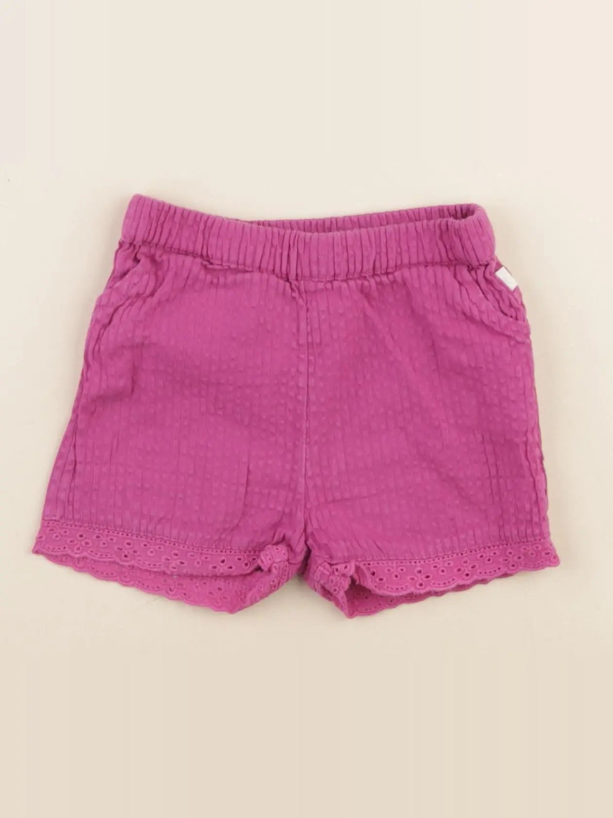 Cadet Rousselle - short rose - 12 mois
