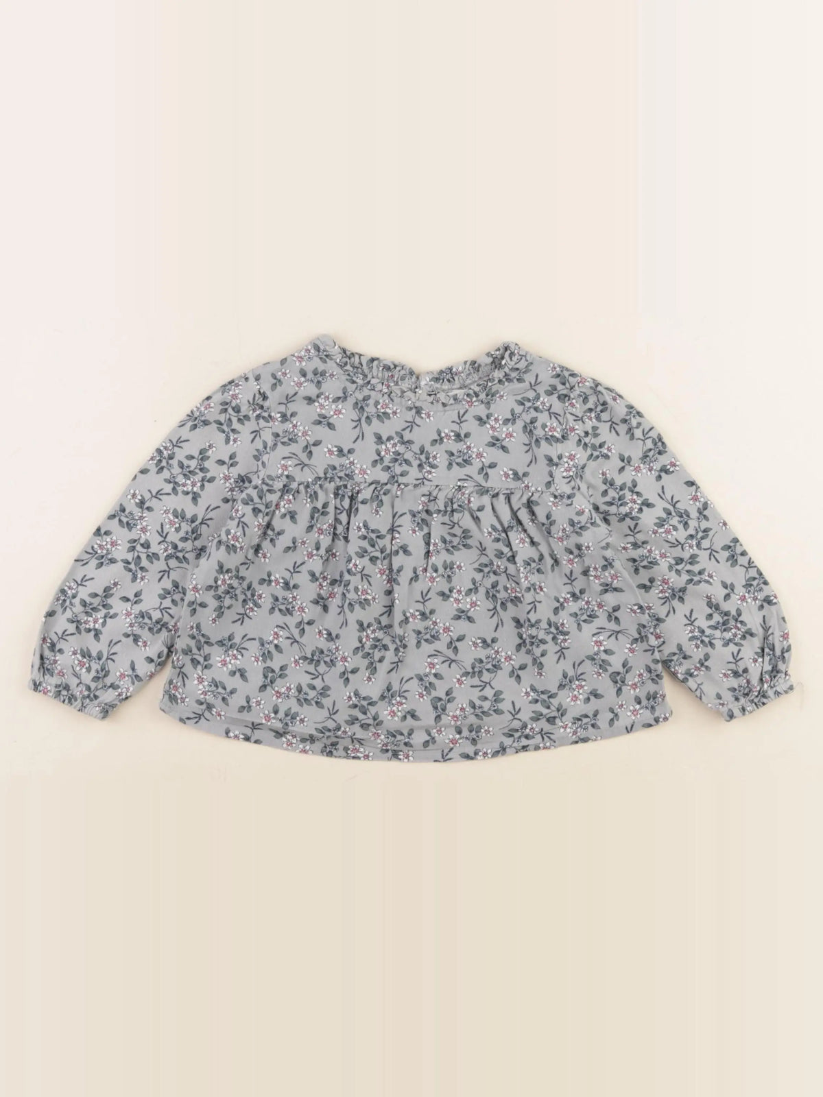Vertbaudet - blouse vert - 2 ans