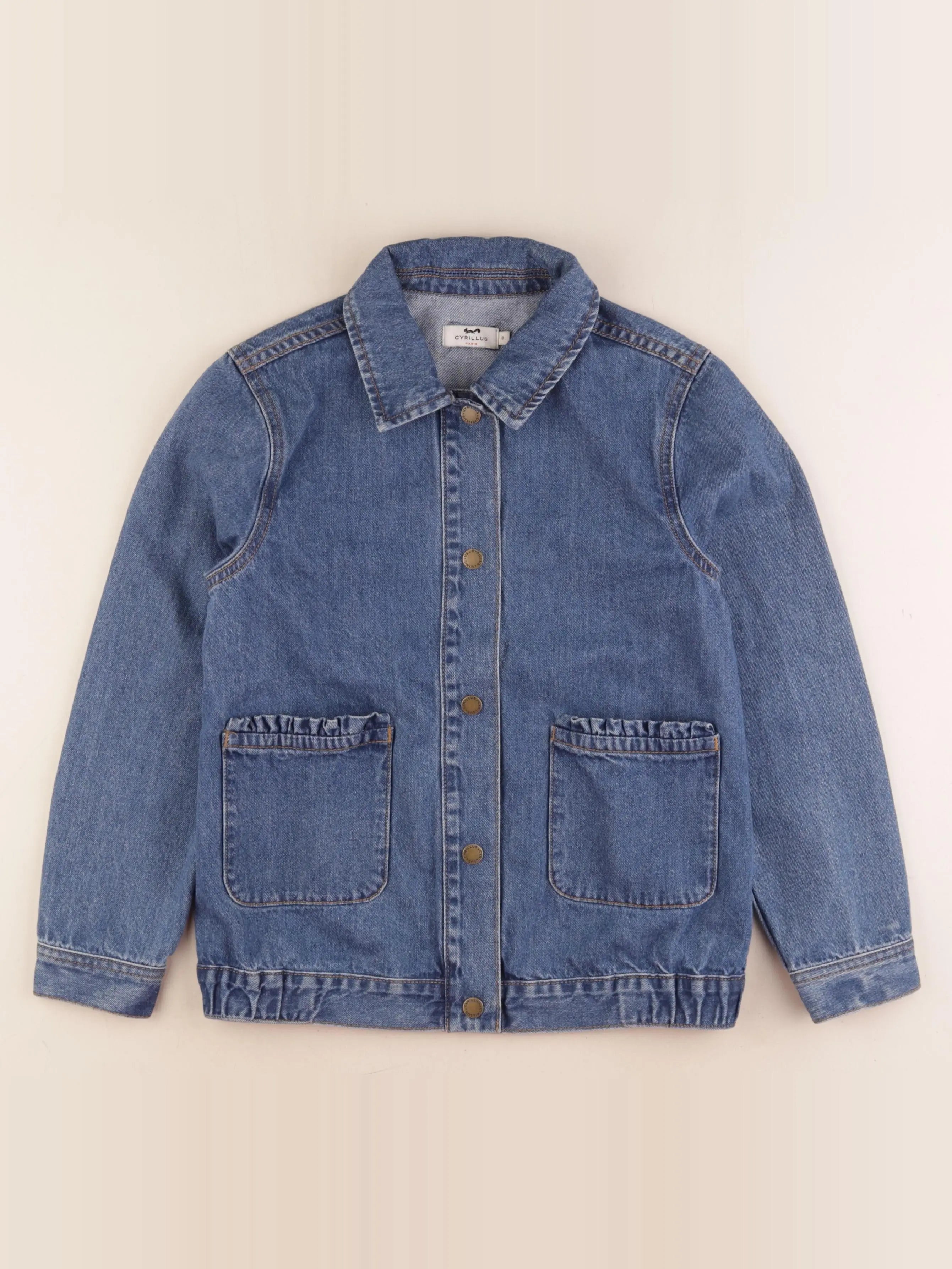 Cyrillus - veste bleu - 10 ans