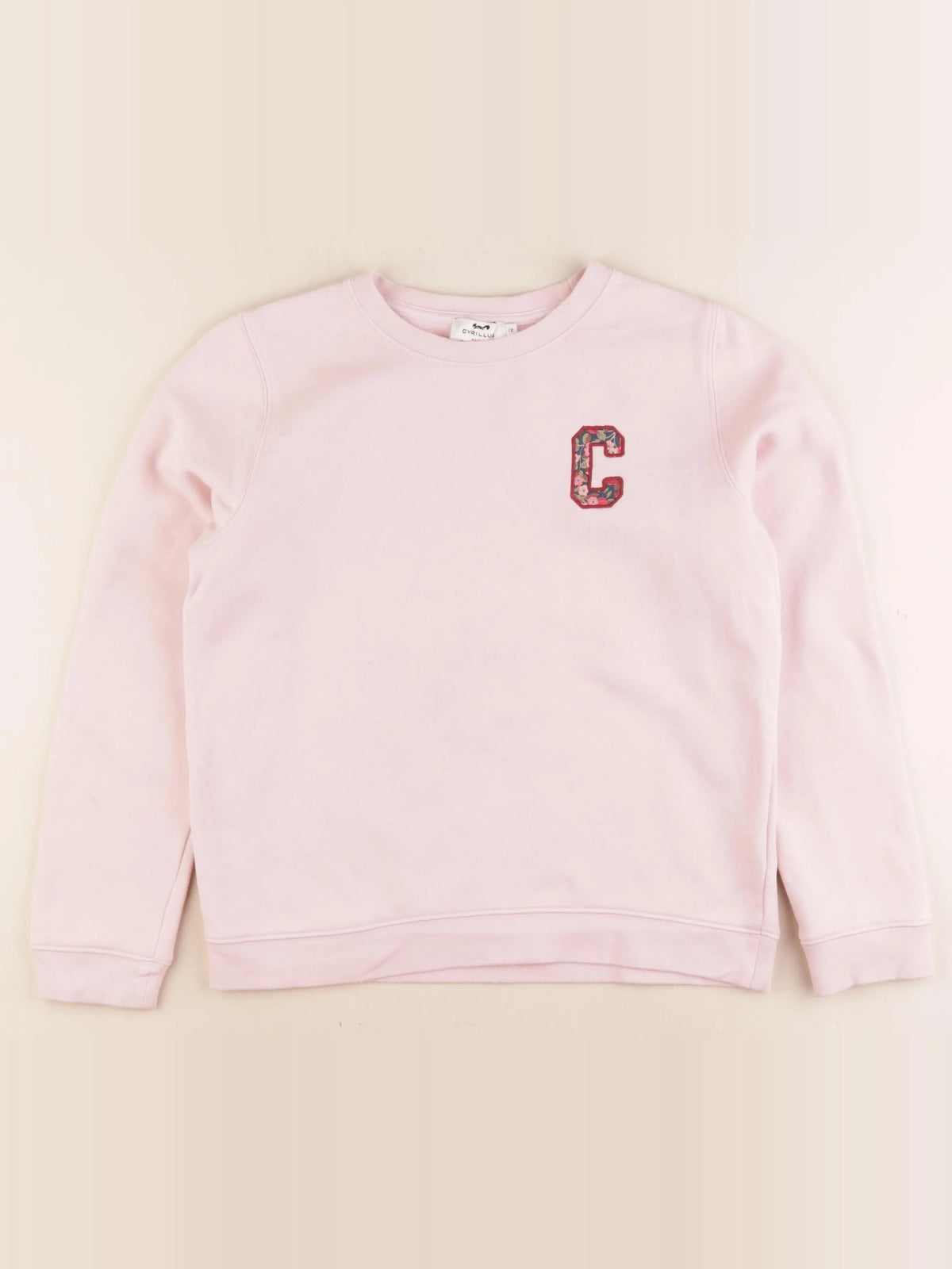 Cyrillus - sweat rose - 12 ans