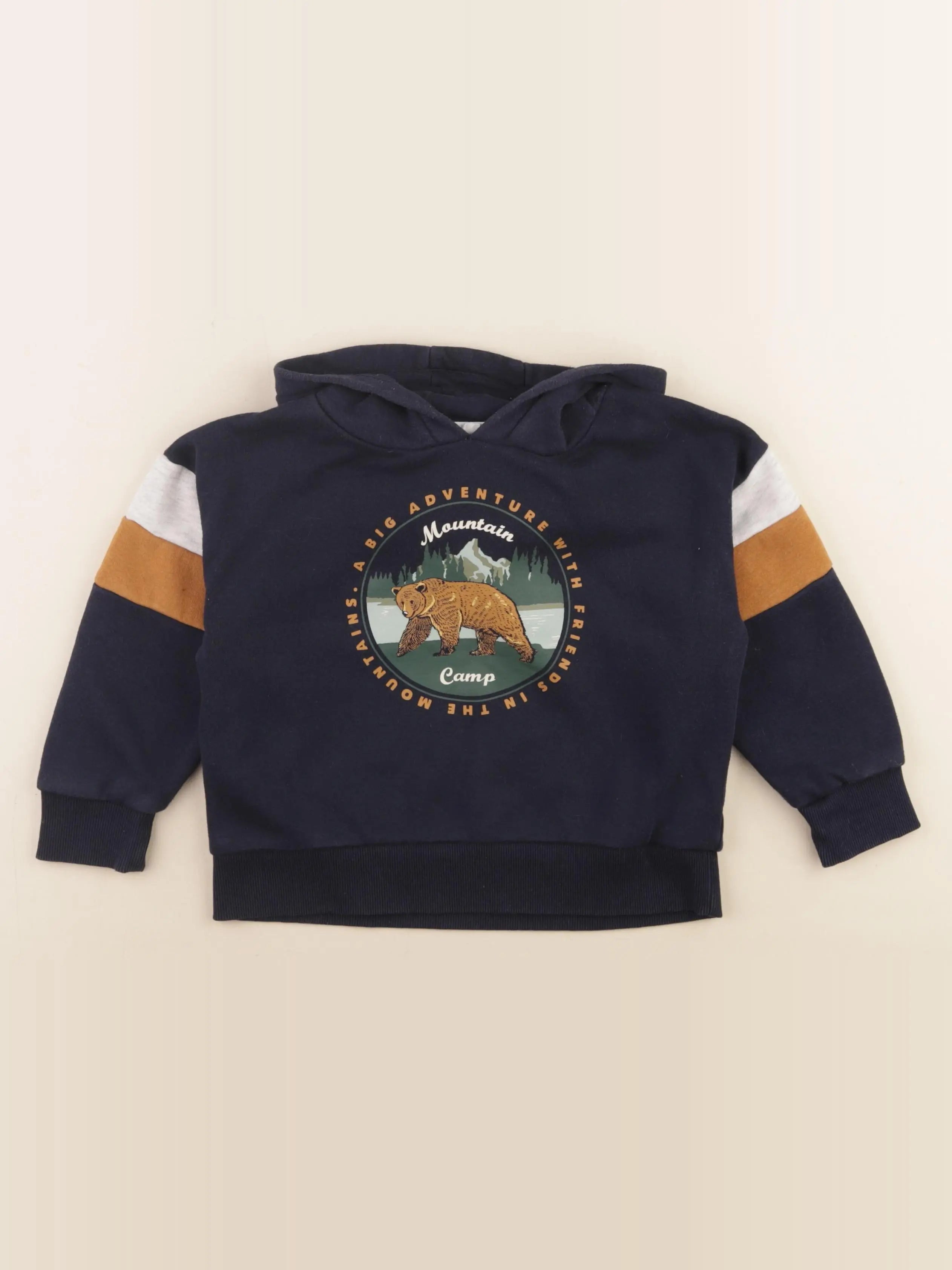 Vertbaudet - sweat bleu - 4 ans