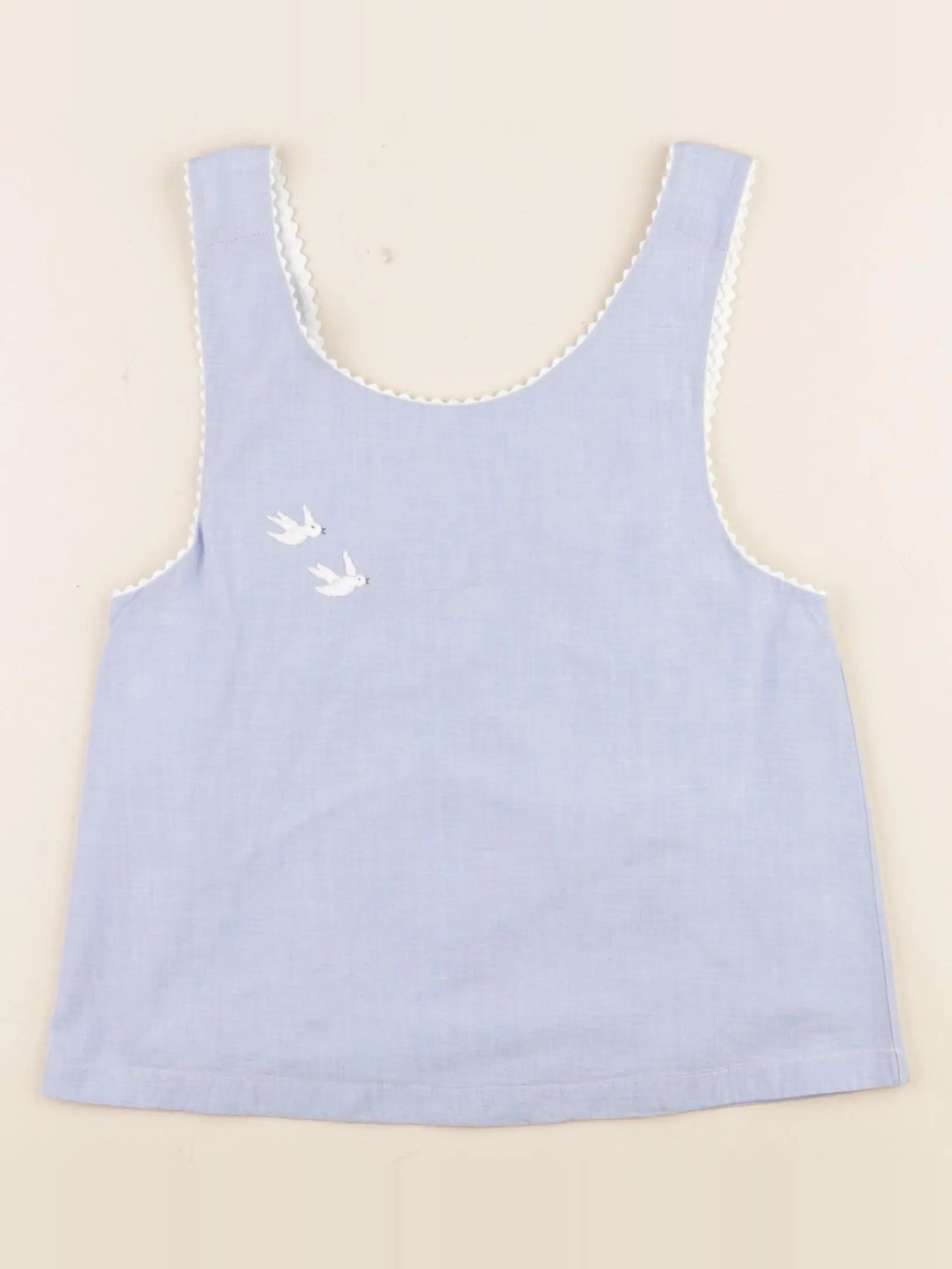 Cyrillus - blouse bleu - 8 ans