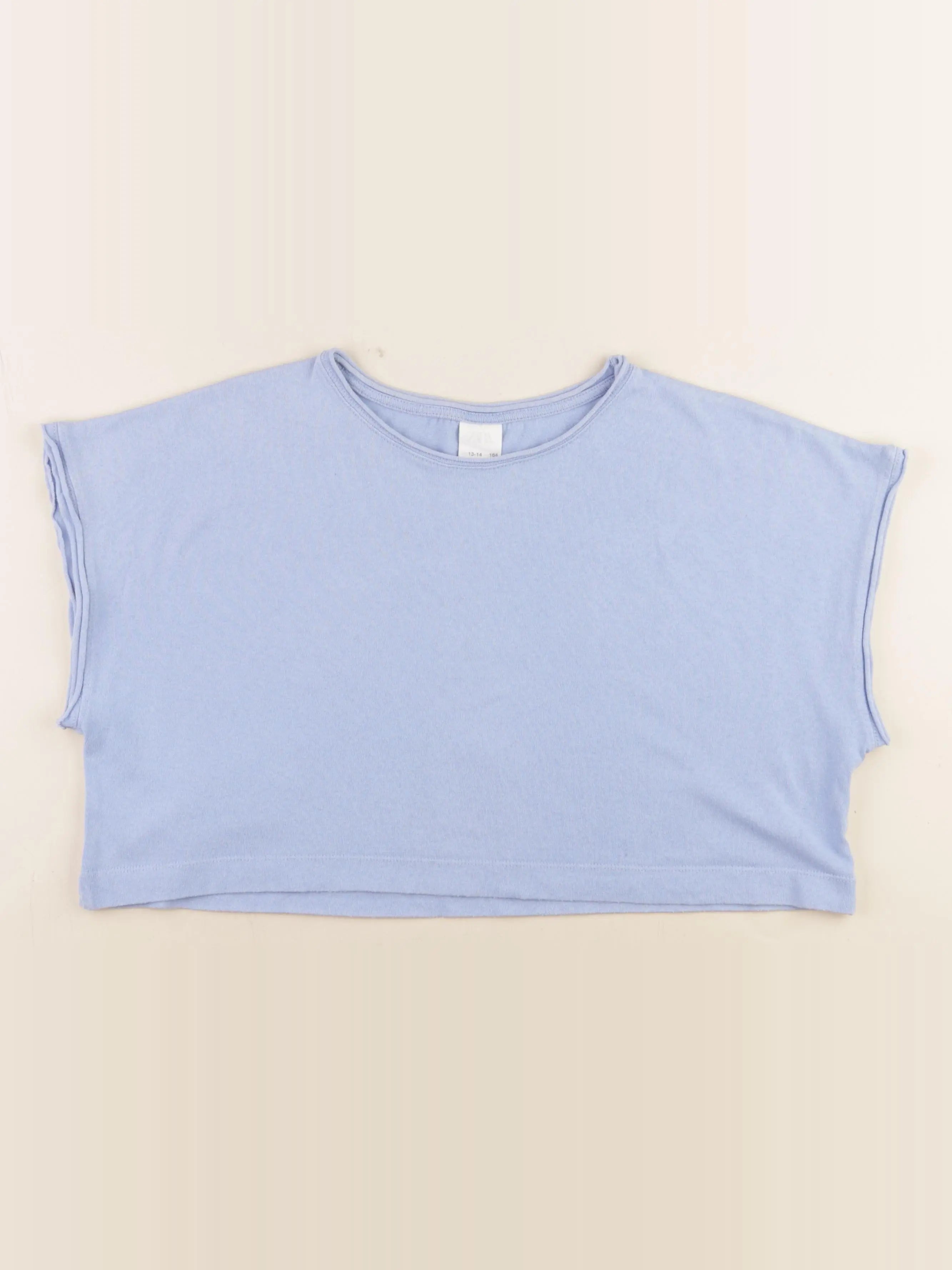 Zara - tee-shirt bleu - 13/14 ans