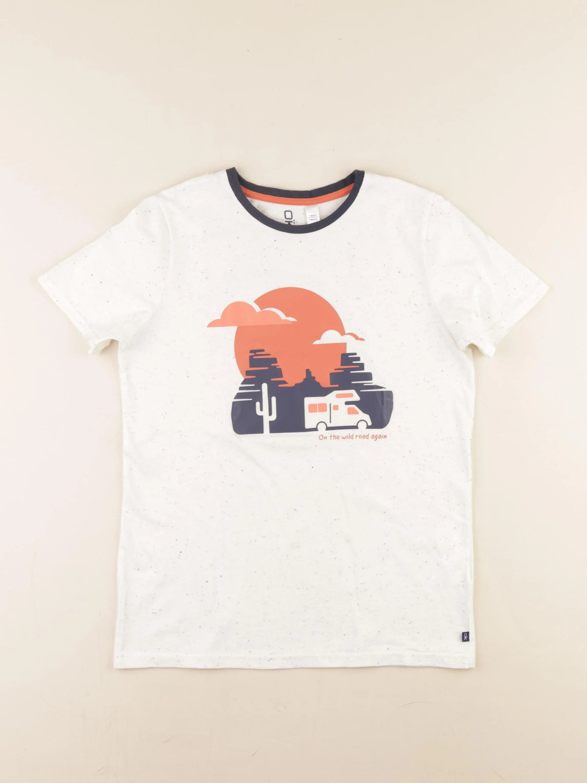 Okaidi - tee-shirt beige - 14 ans