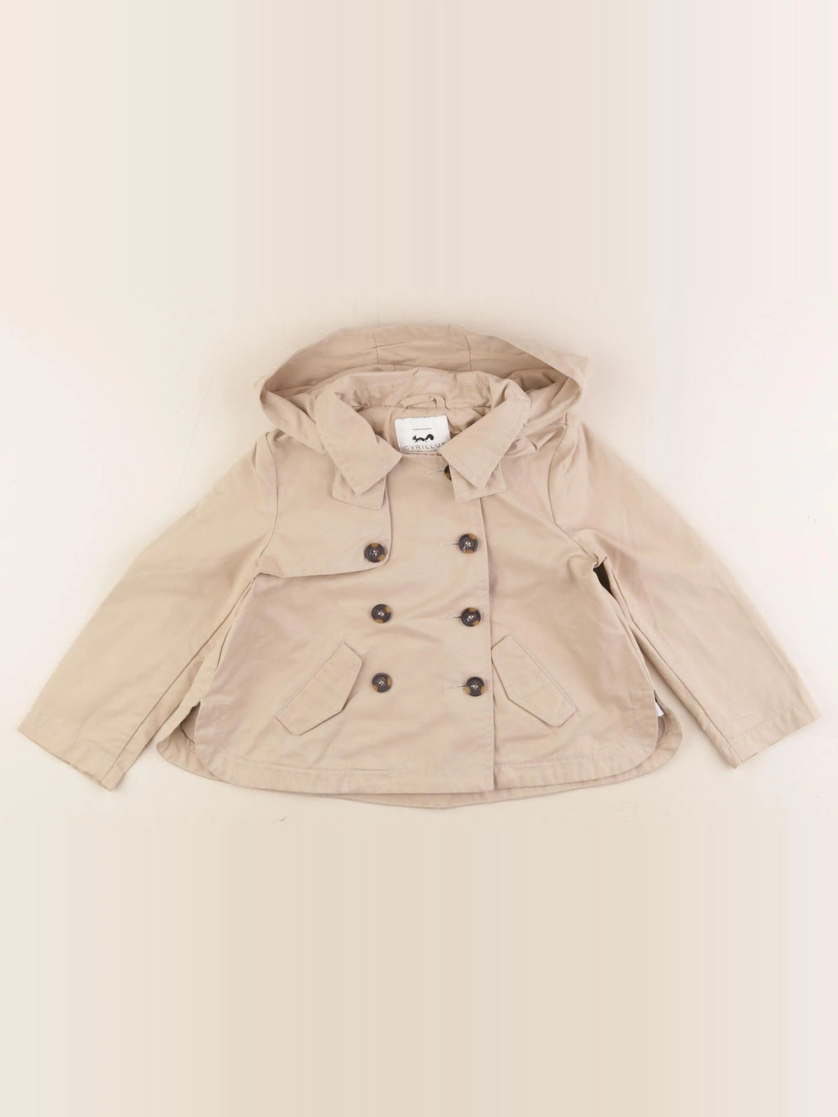 Cyrillus - veste beige - 4 ans