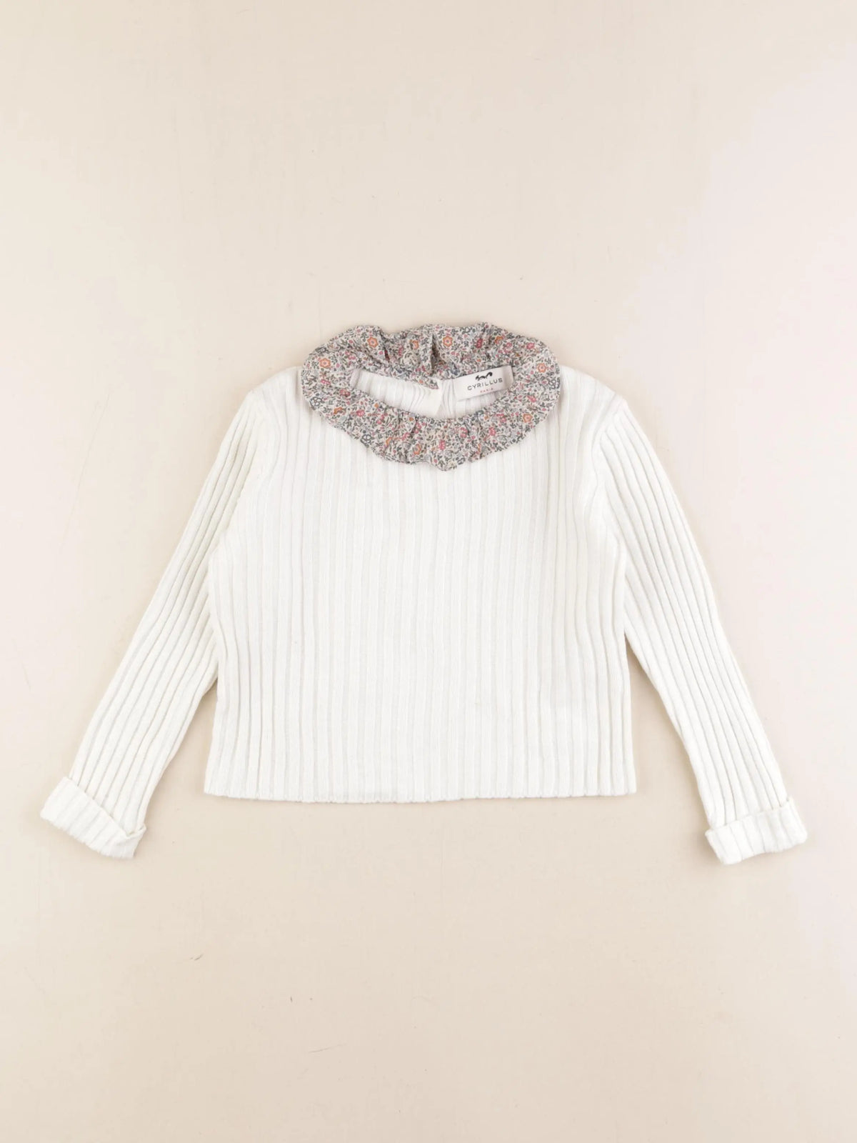 Cyrillus - pull blanc - 24 mois