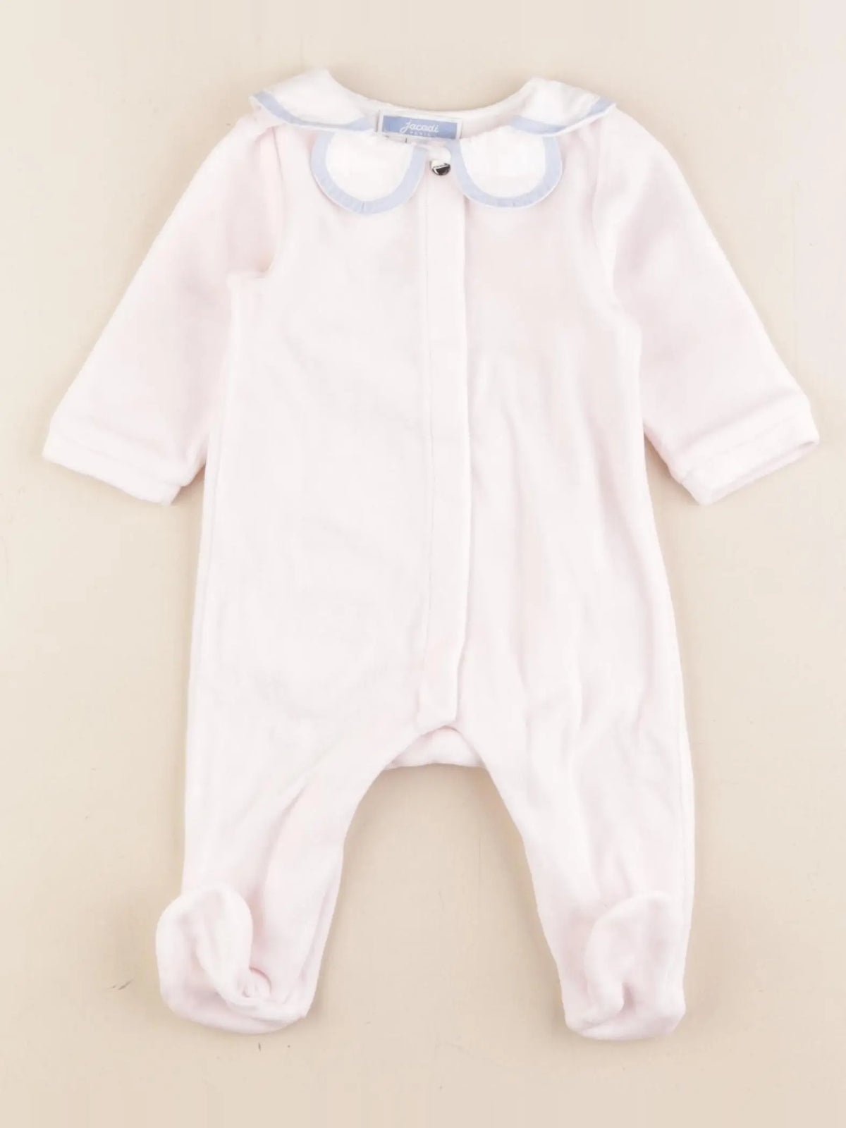 Jacadi - pyjama velours rose - 3 mois