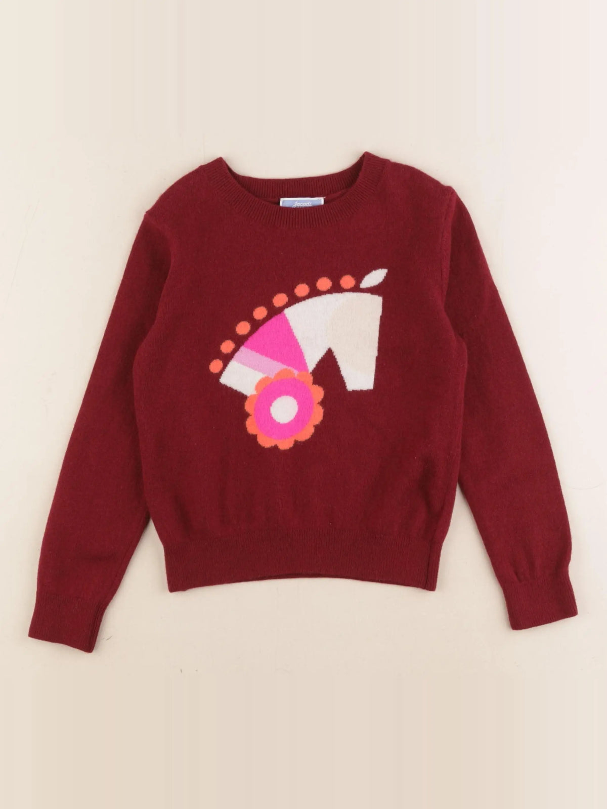 Jacadi - pull marron - 6 ans