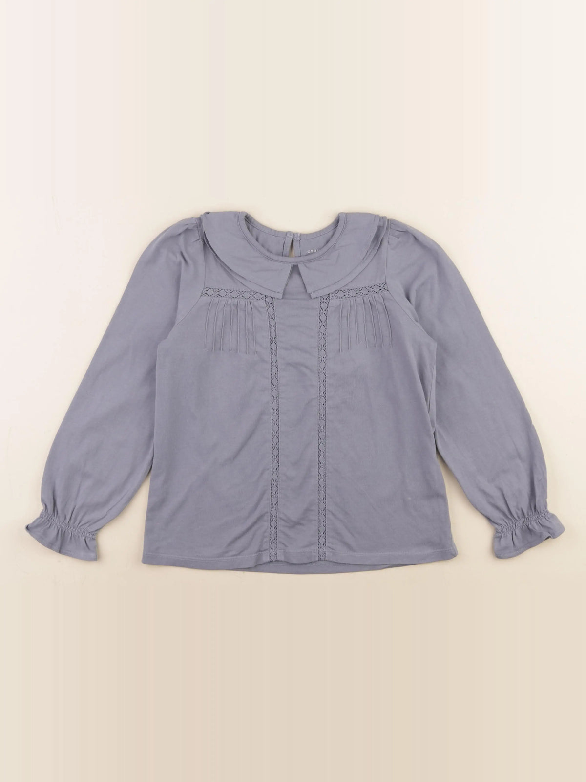 Cyrillus - tee-shirt bleu - 8 ans