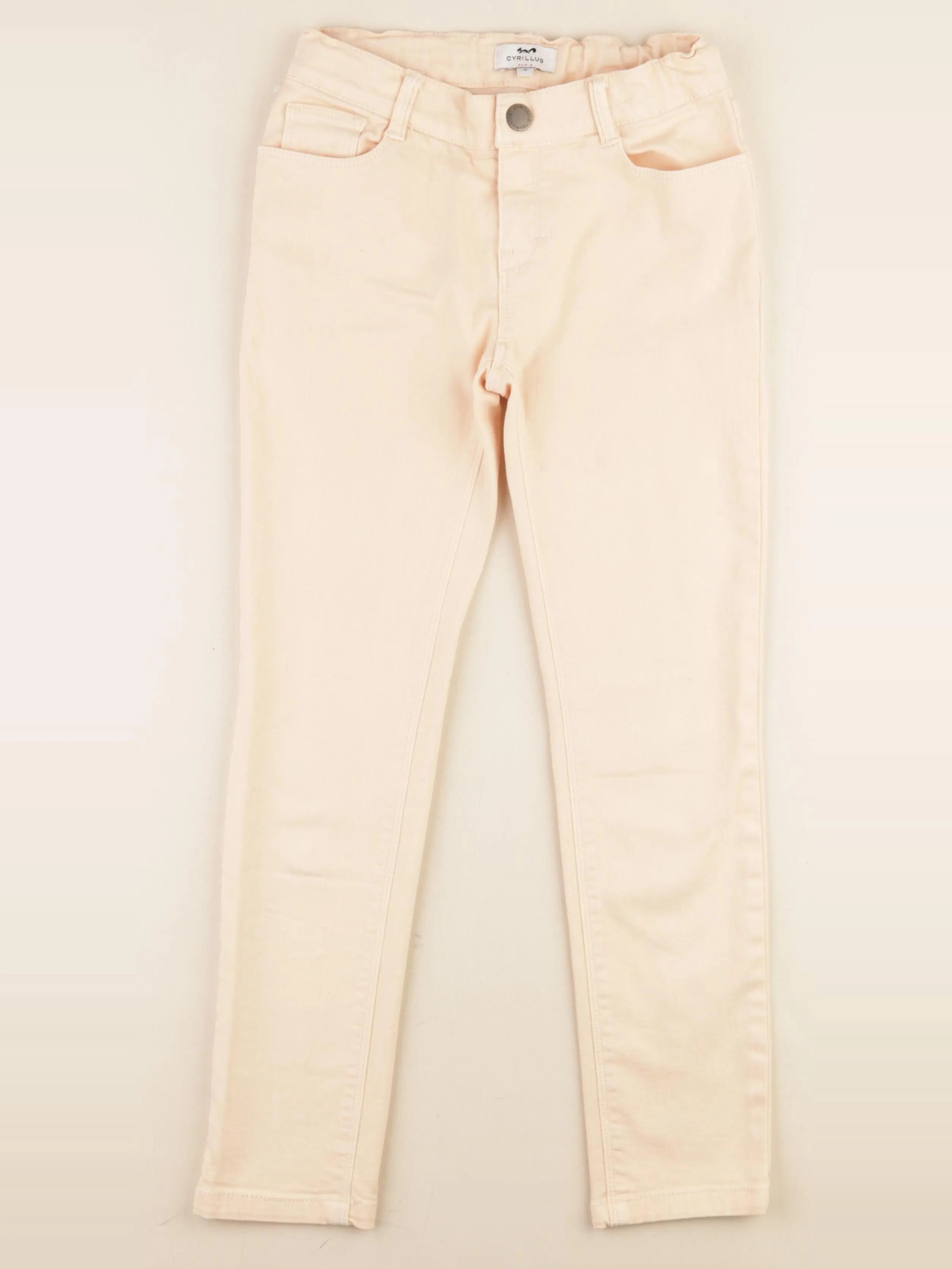 Cyrillus - jean orange - 9 ans