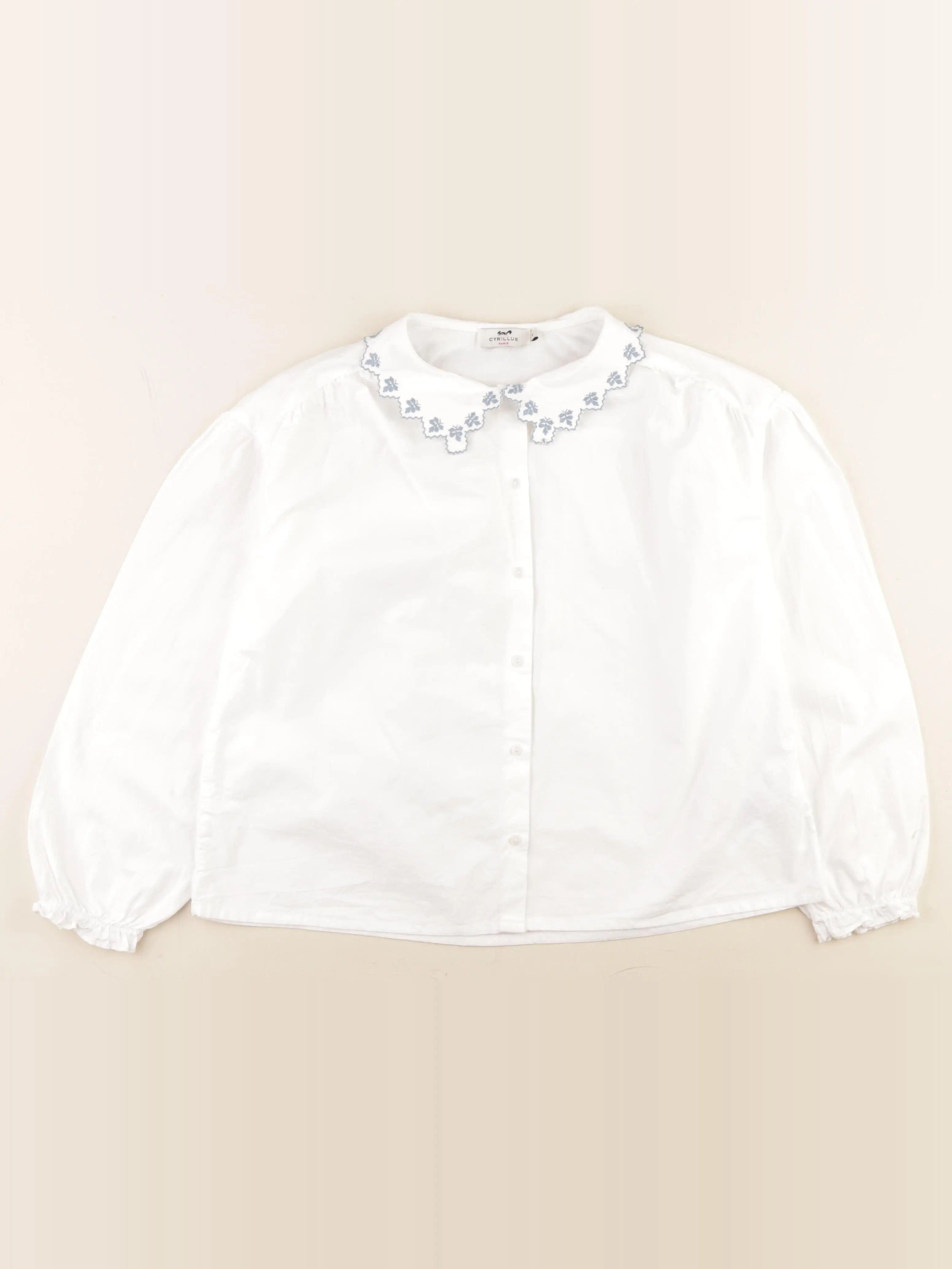 Cyrillus - blouse blanc - 10 ans