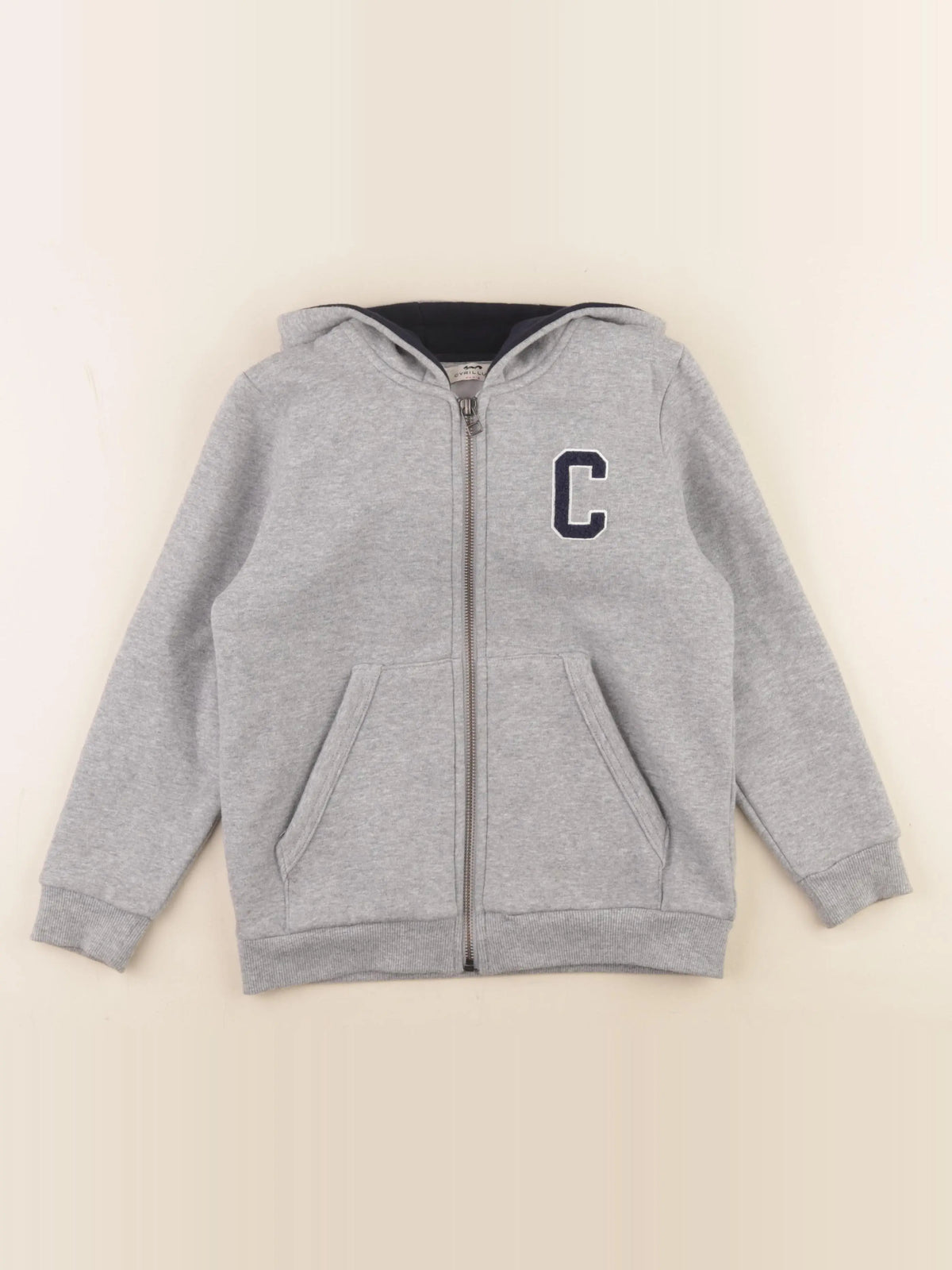 Cyrillus - sweat gris - 8 ans