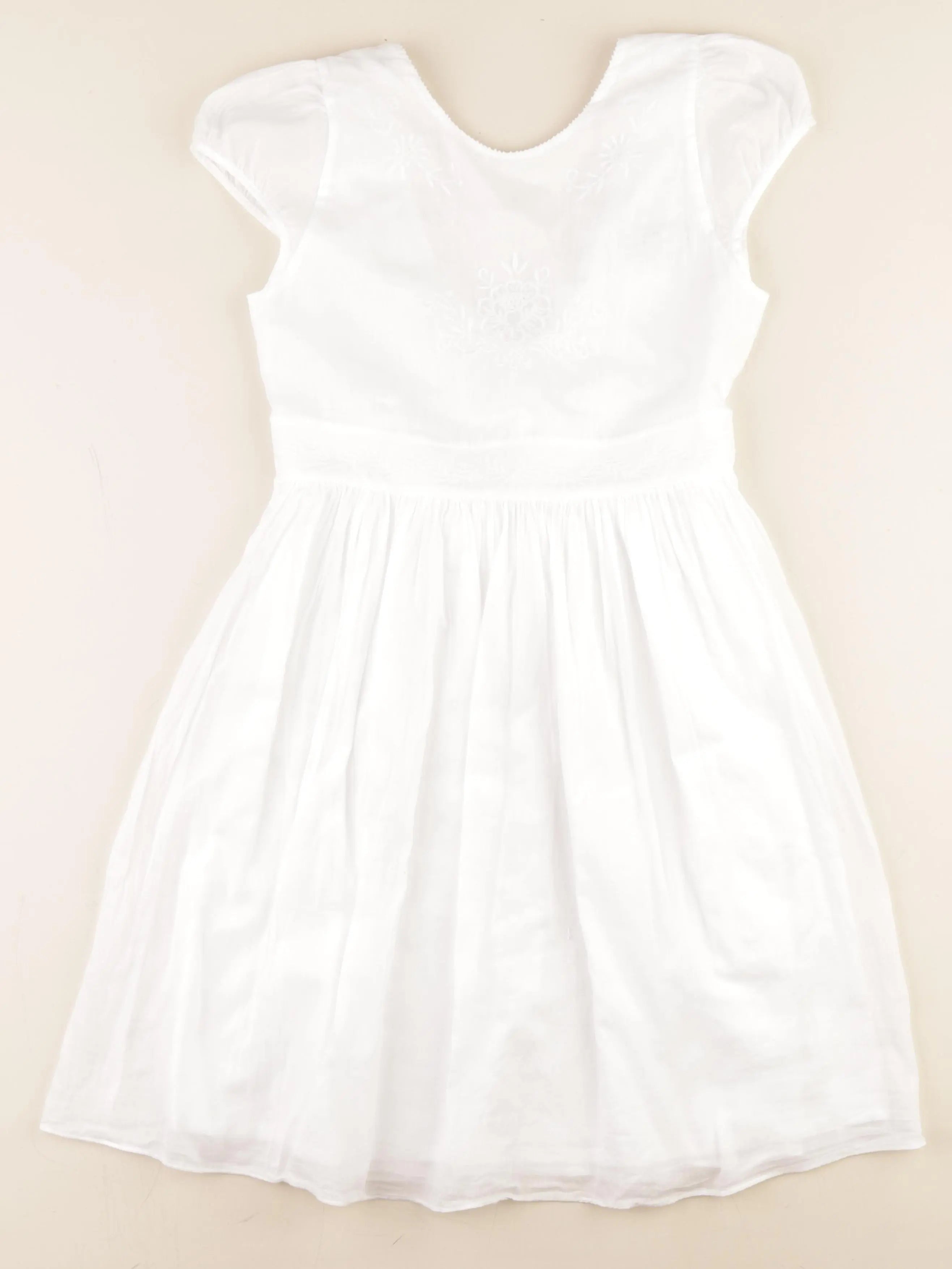 Cyrillus - robe blanc - 4 ans