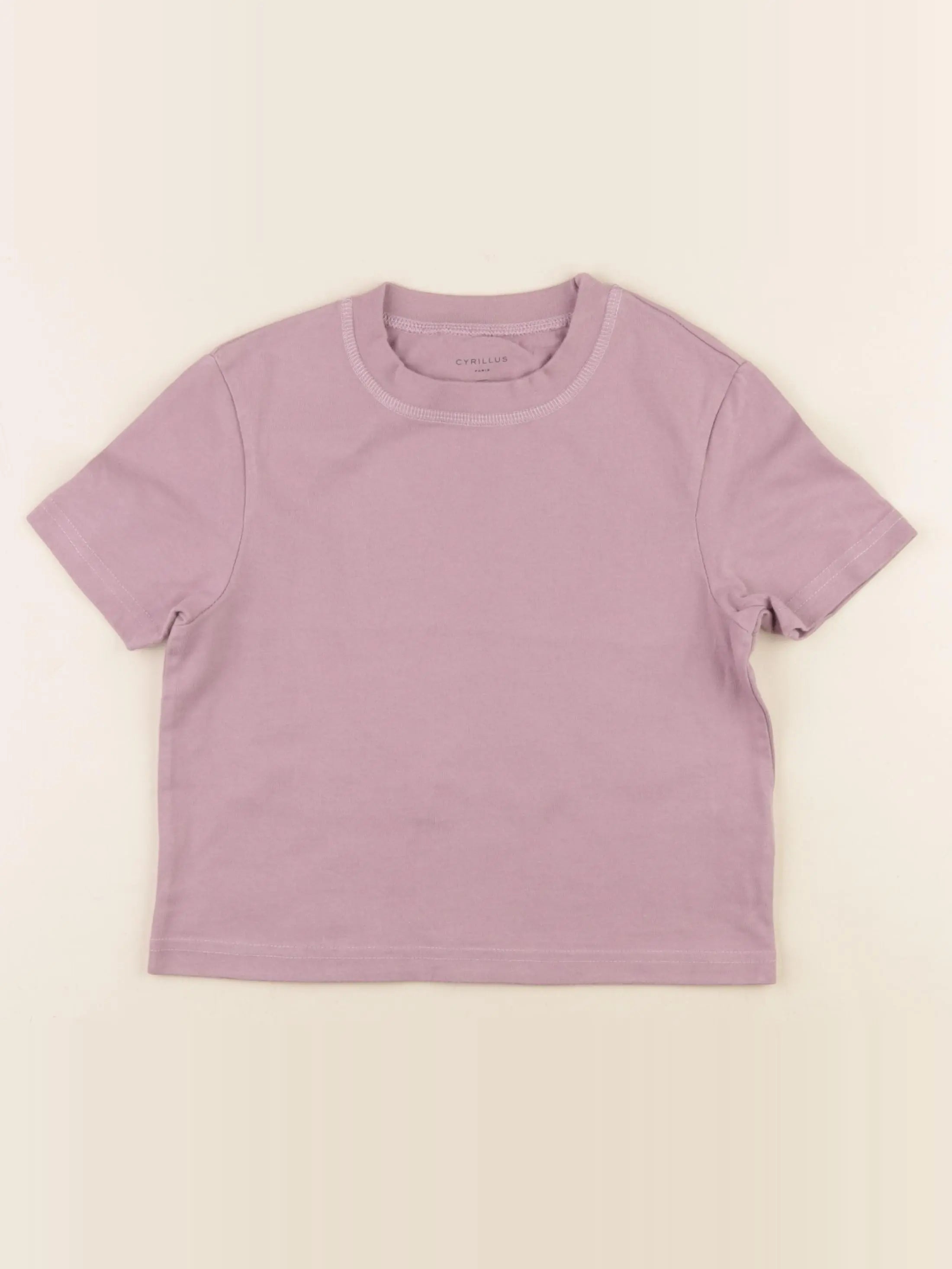 Cyrillus - tee-shirt violet - 4 ans