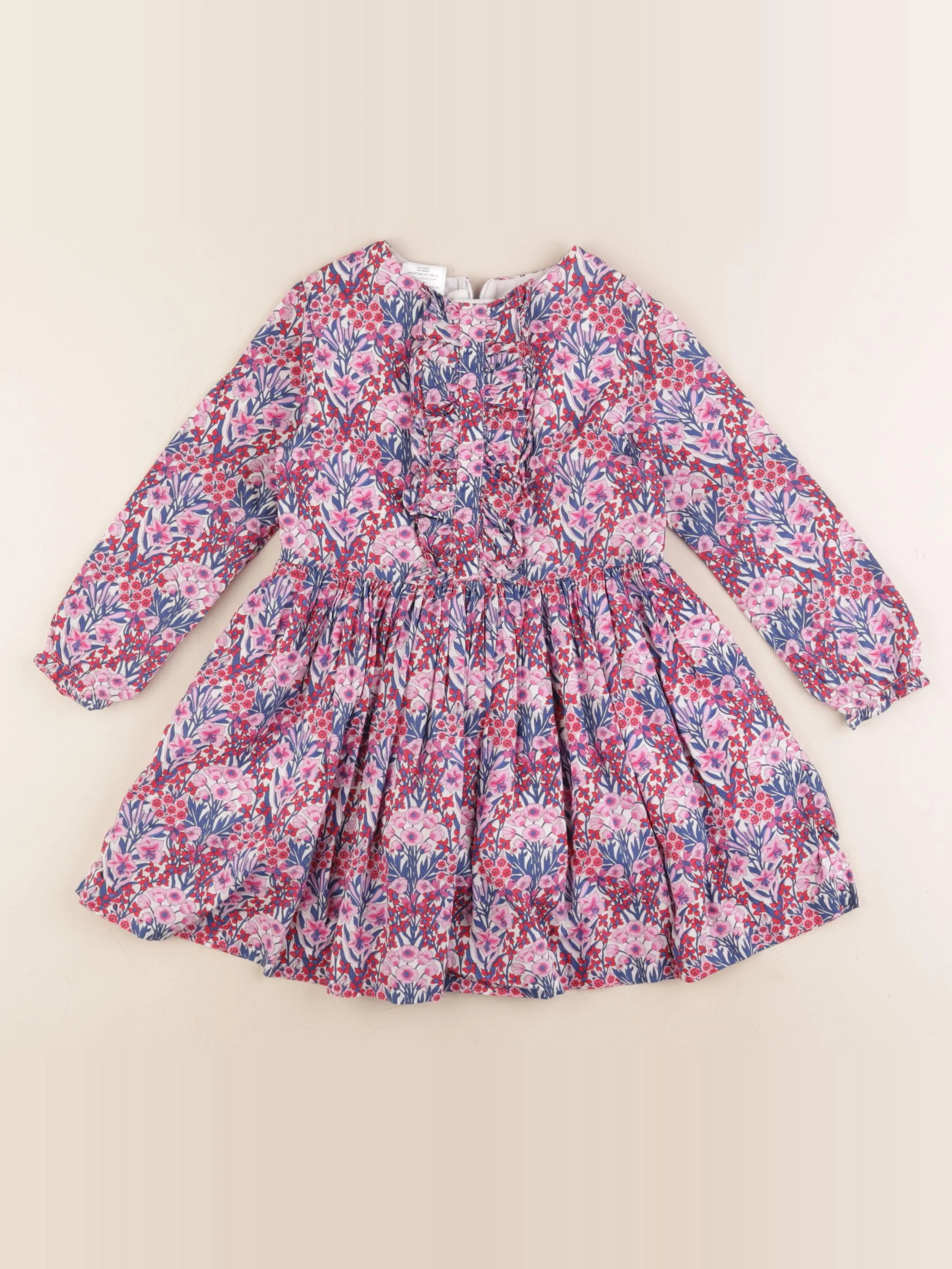 Jacadi - robe liberty multicolore - 4 ans