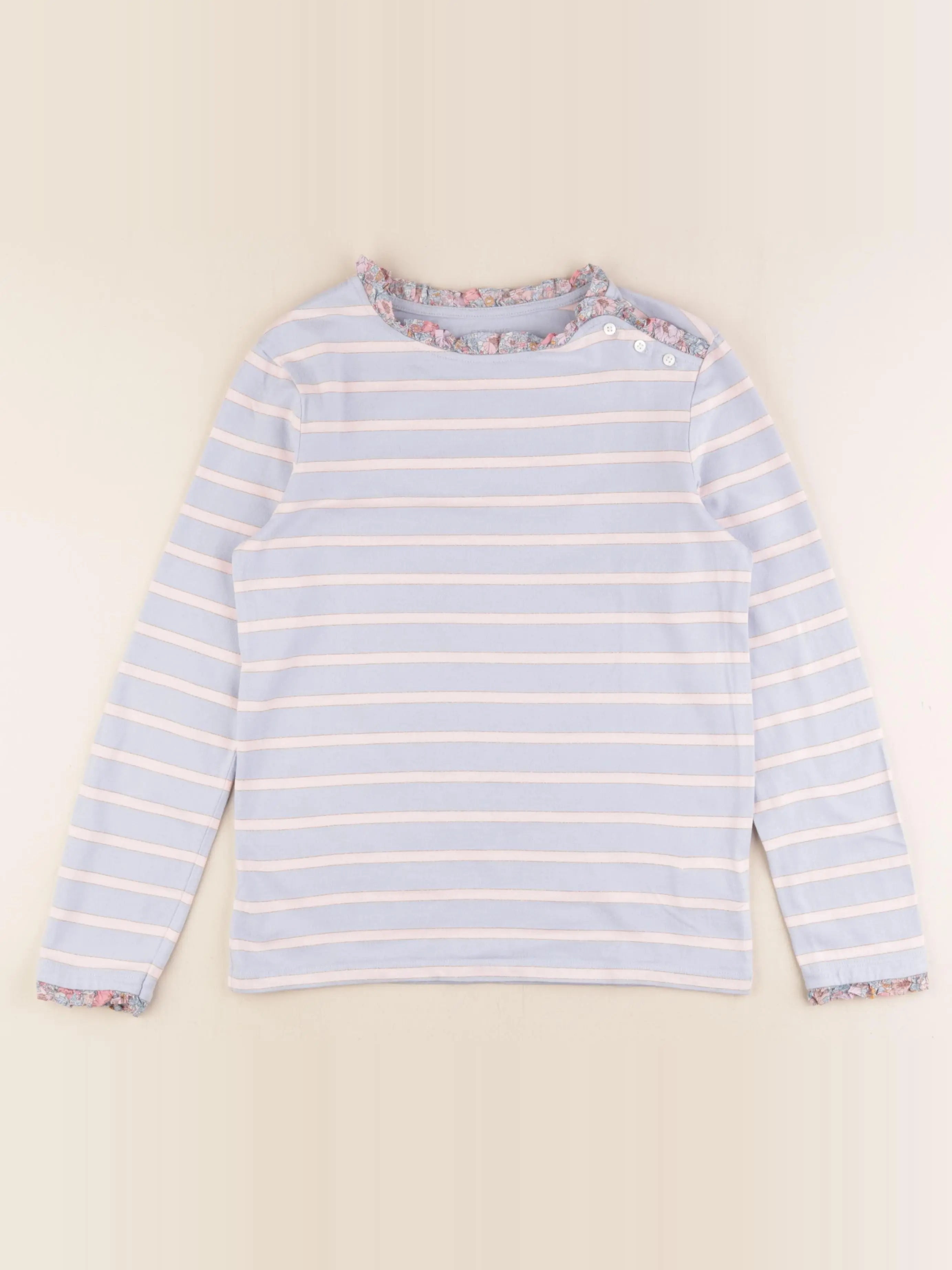 Cyrillus - tee-shirt bleu - 12 ans
