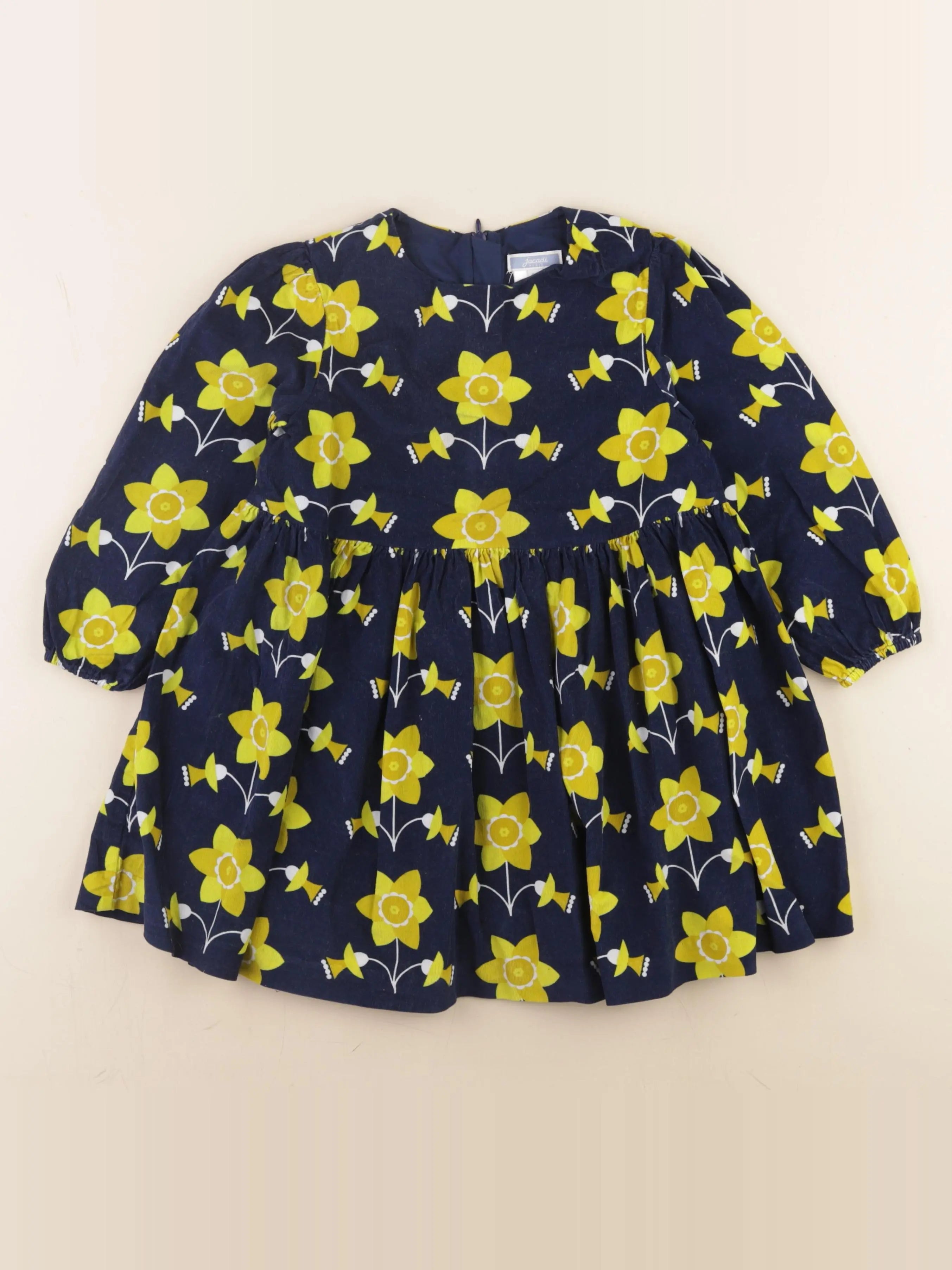 Jacadi - robe bleu, jaune - 5 ans