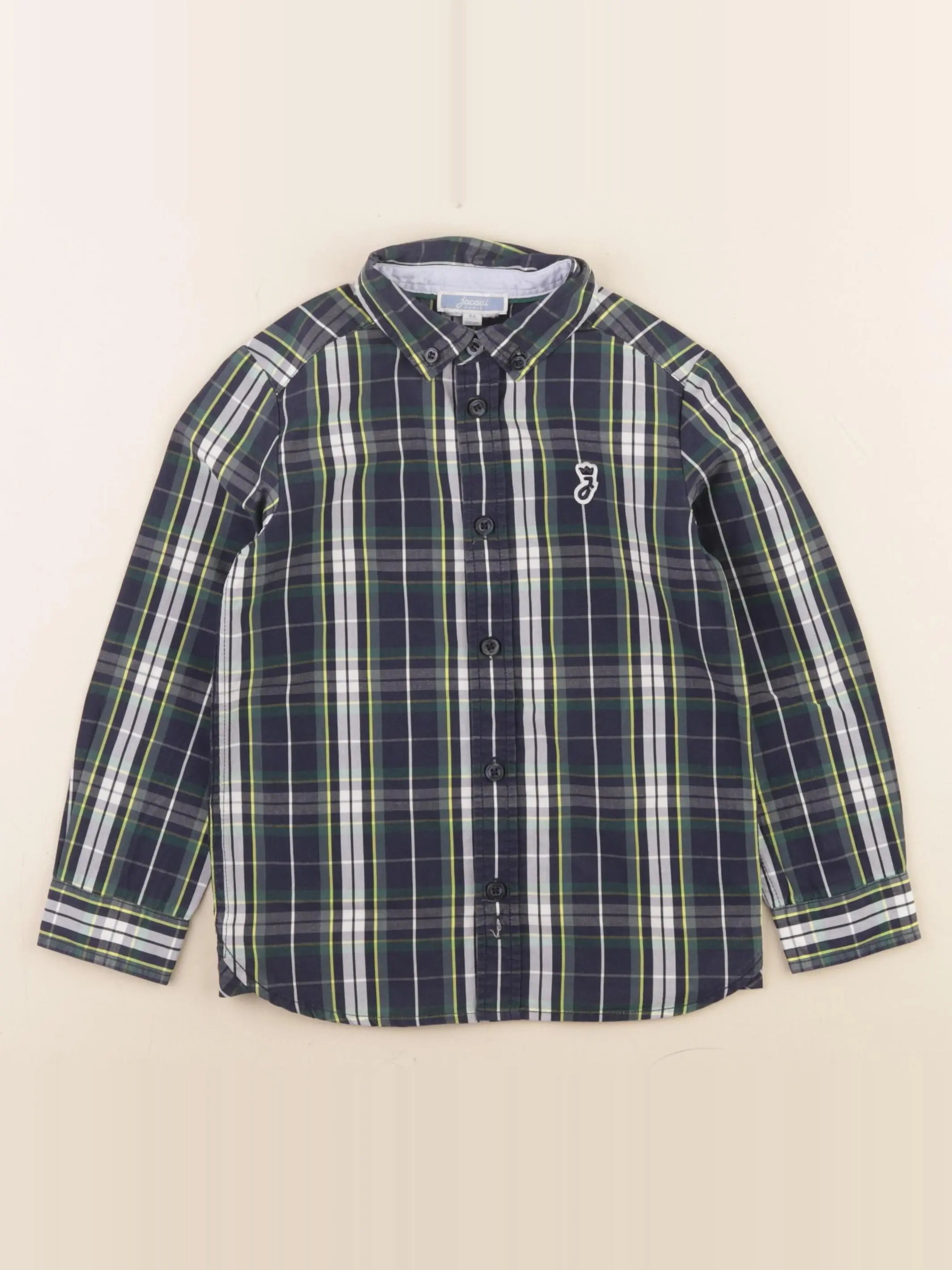 Jacadi - chemise bleu - 4 ans